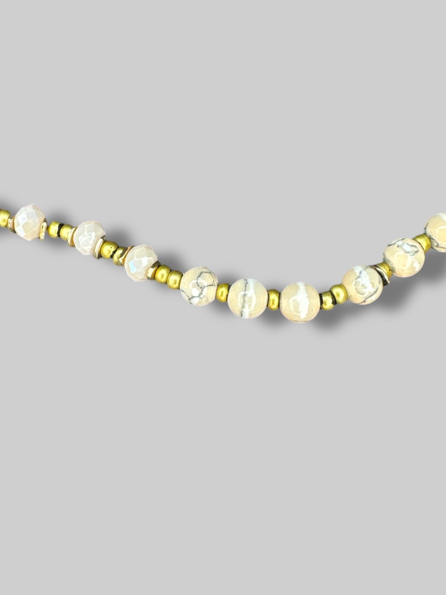 Long beaded necklace, could be also worn as a belt