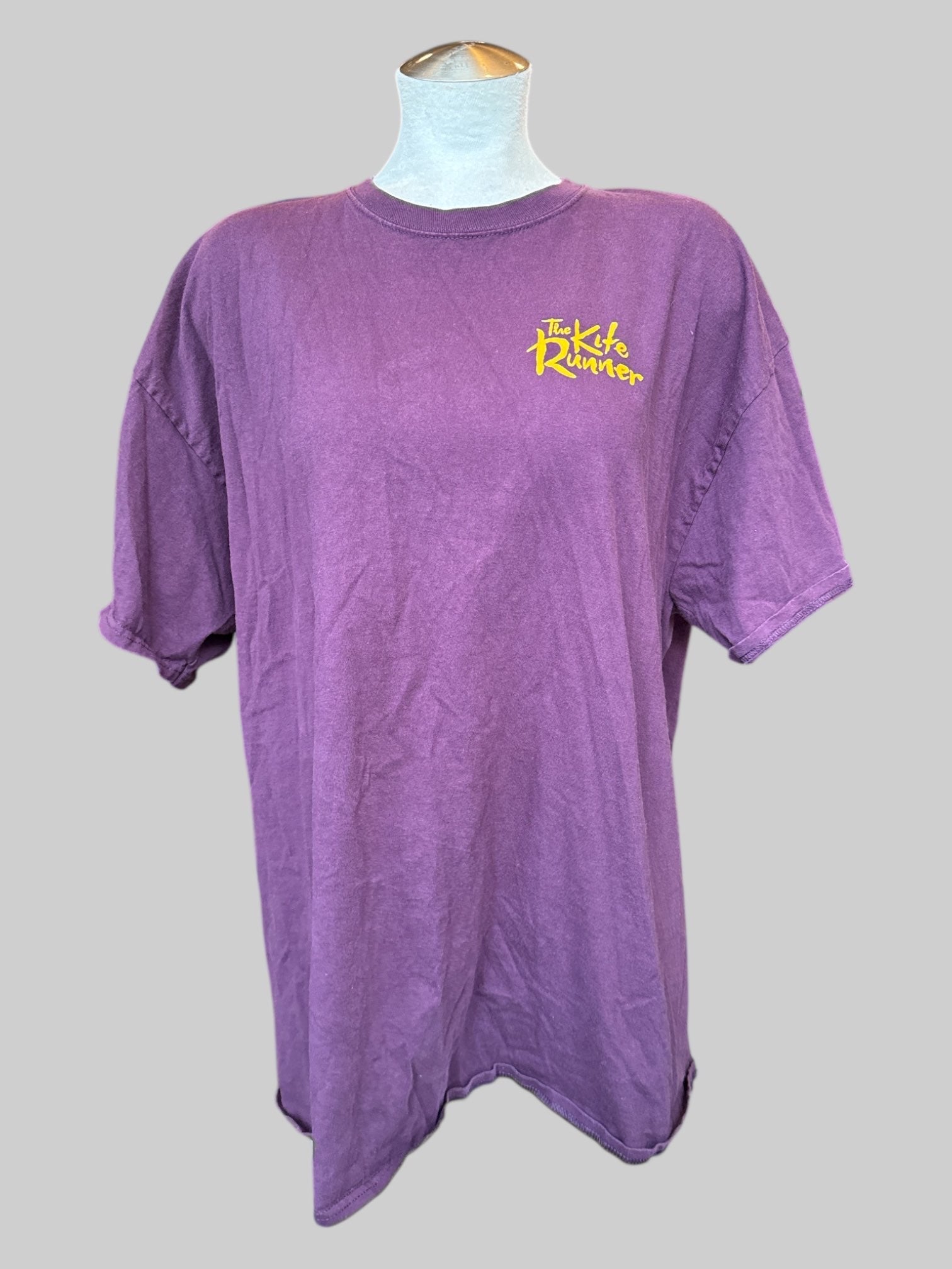 2X Purple stretchy “The Kite Runner” t shirt