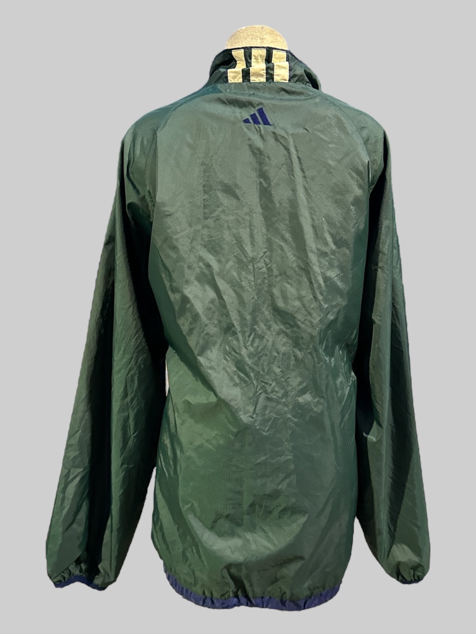 3x vintage green adidas jacket