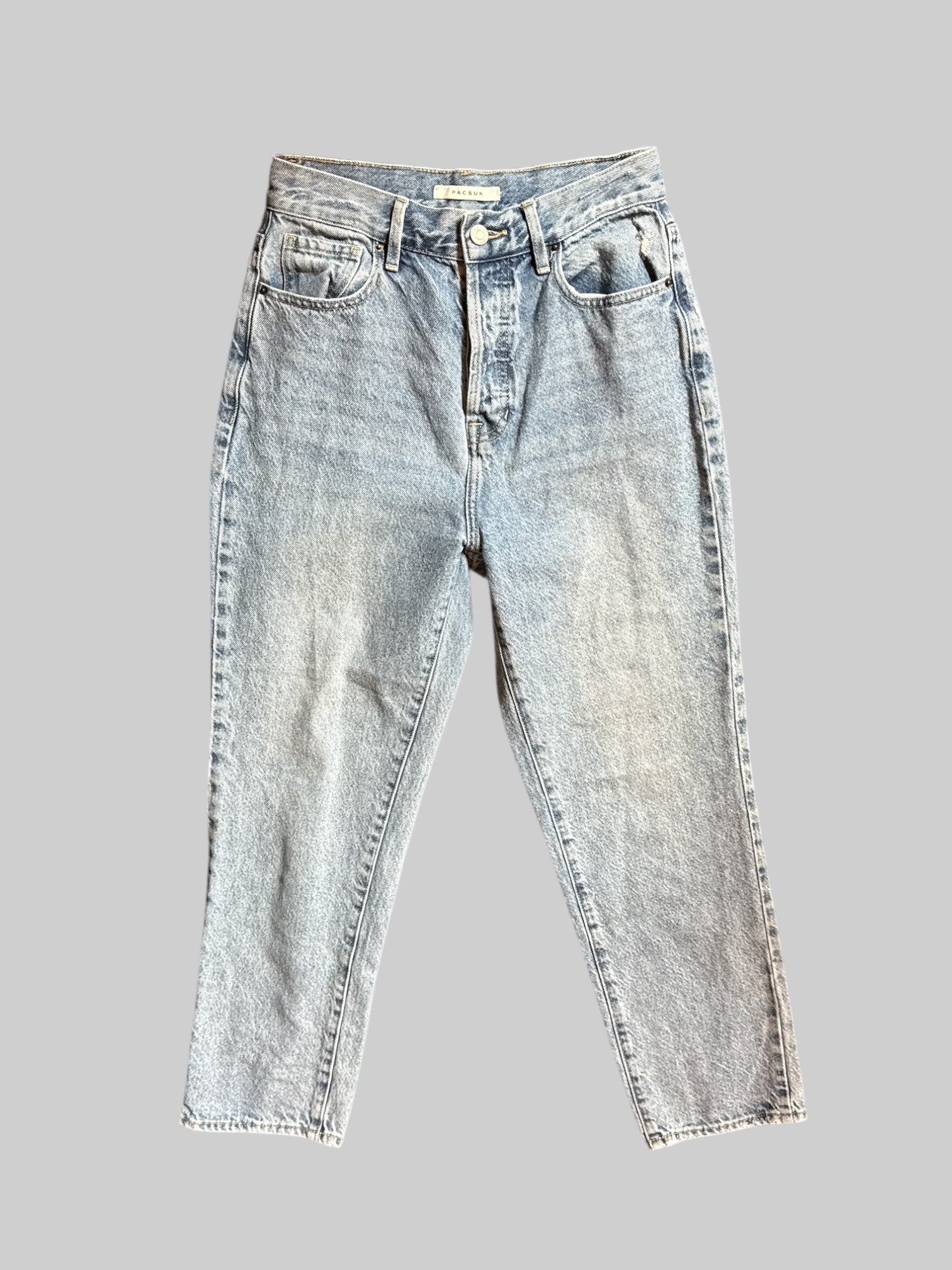 S Light denim high waist jeans
