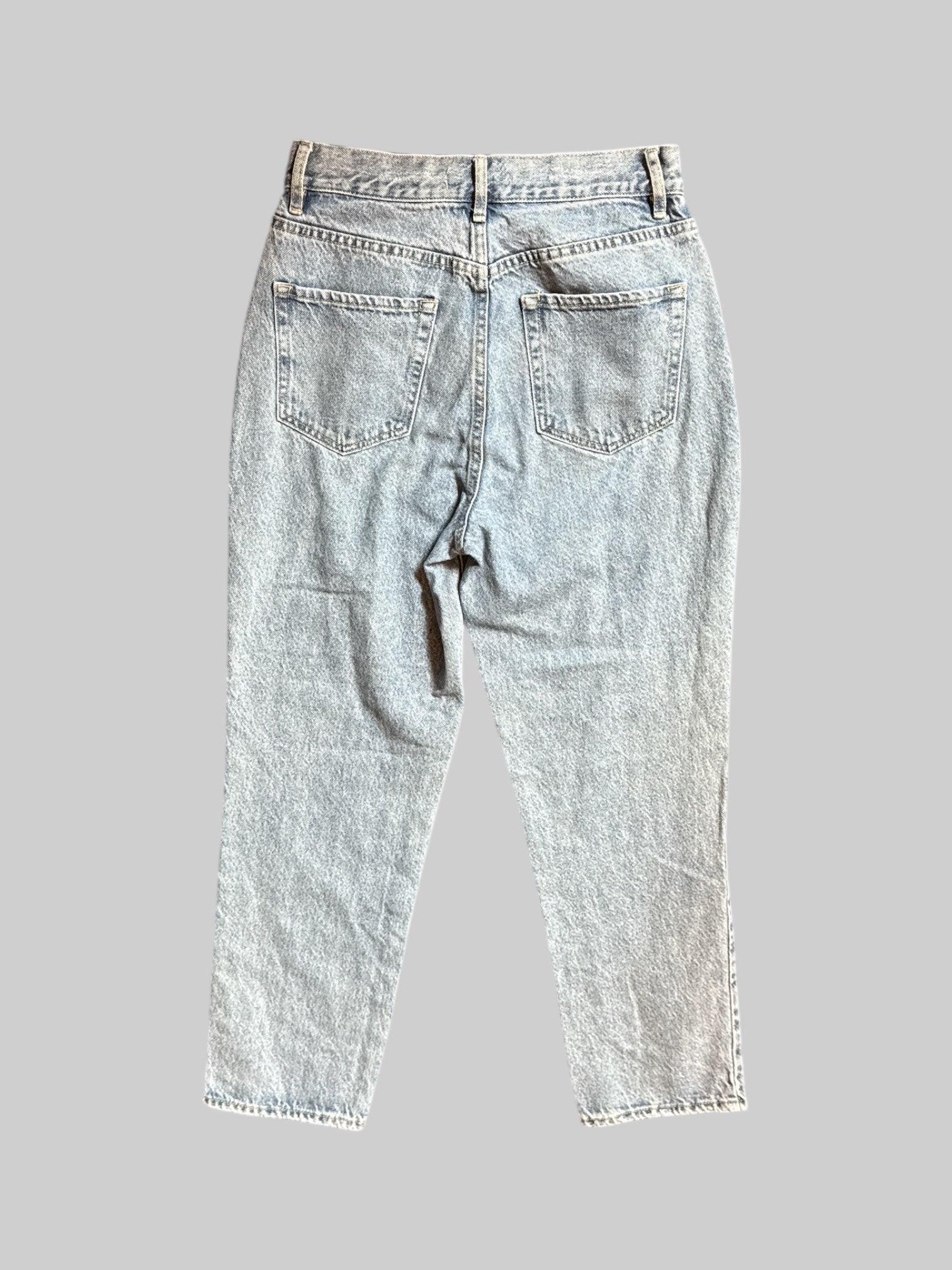 S Light denim high waist jeans