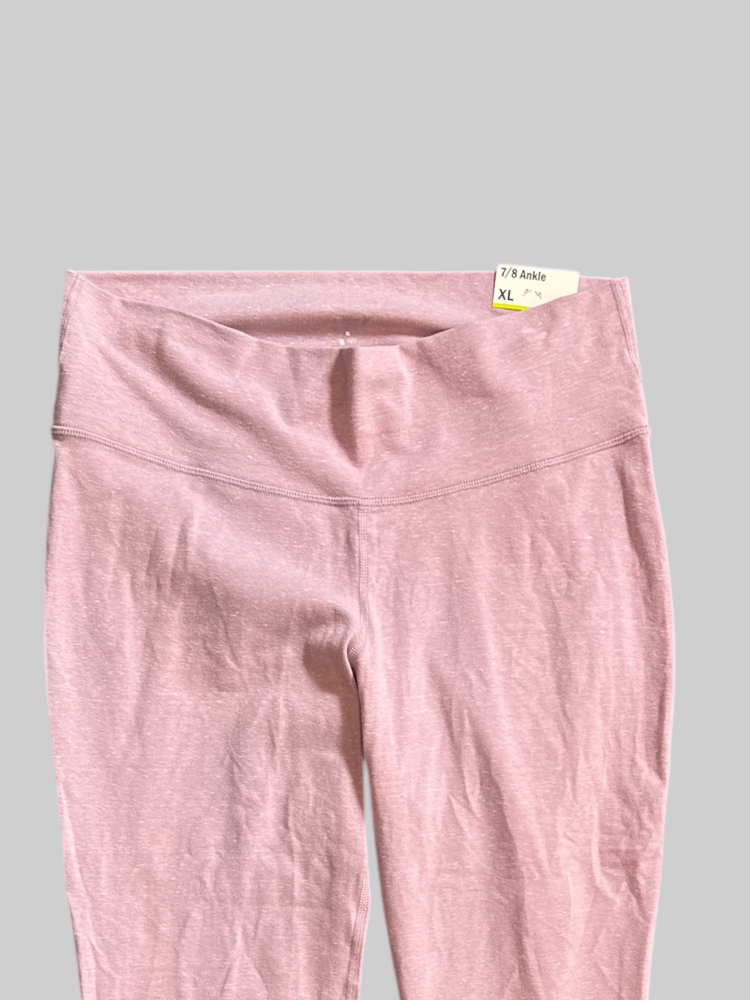 0X NWT light pink leggings with lattice ankle detail