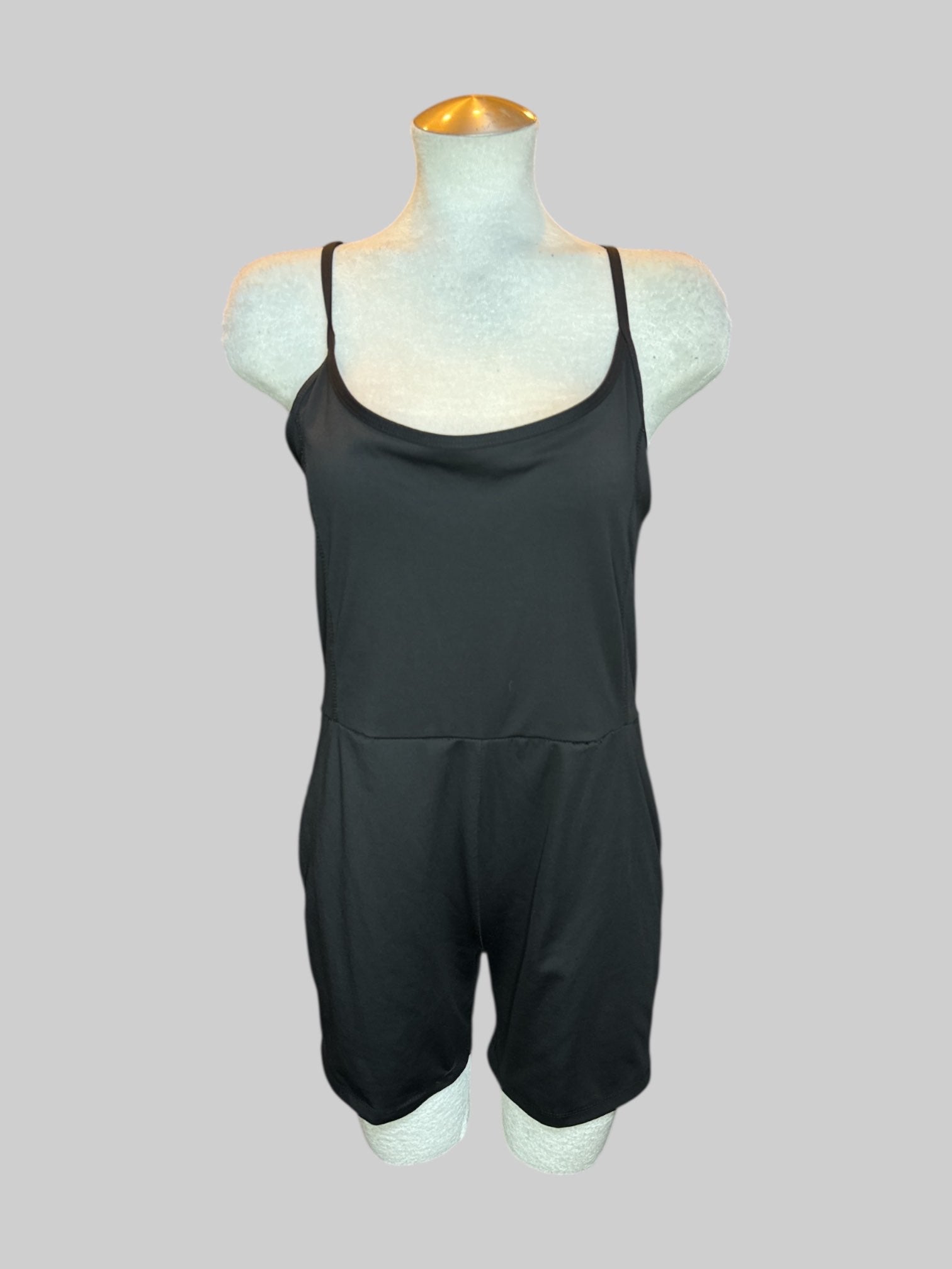 0X Black stretchy romper