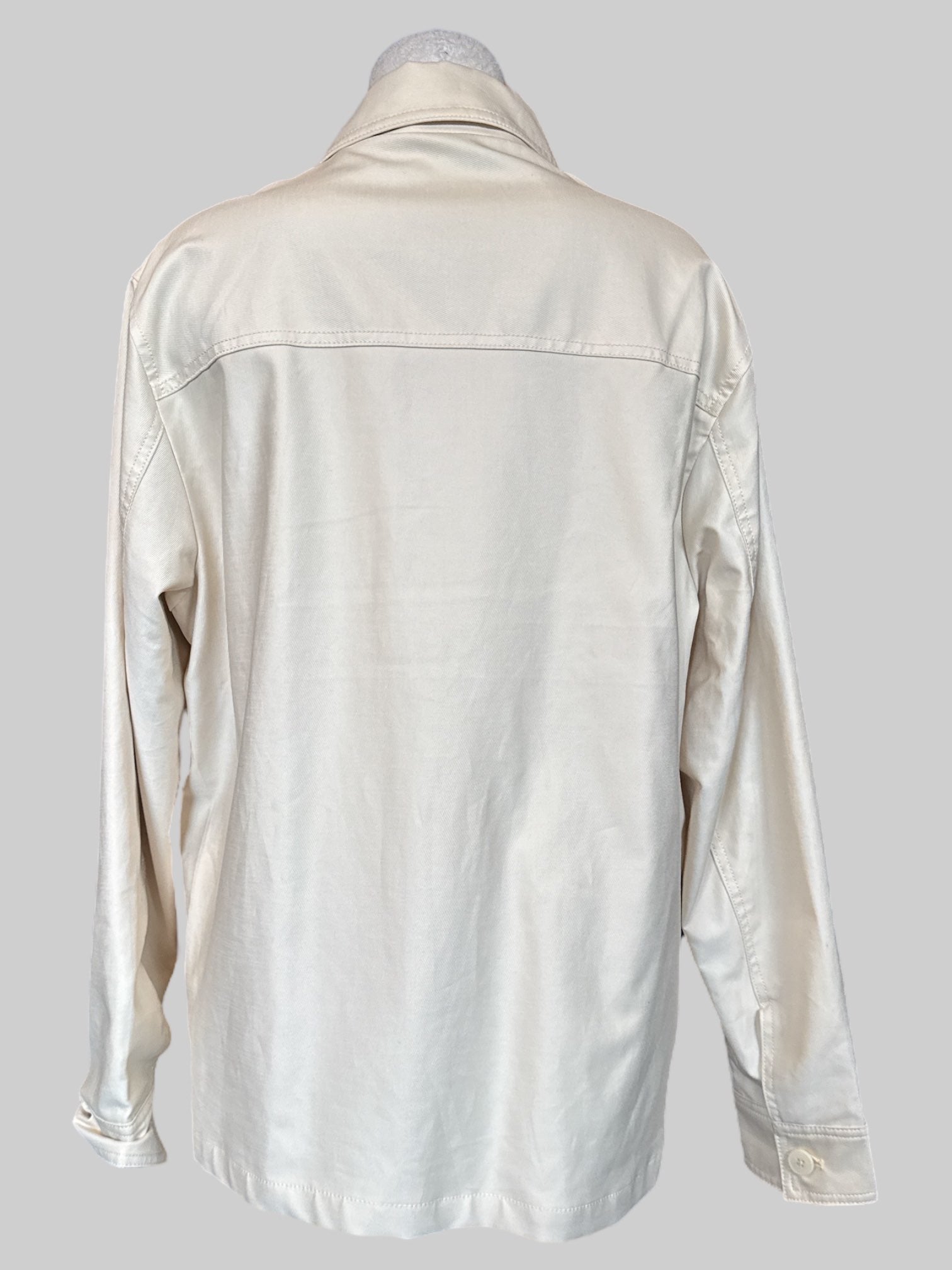 XL cream zip up jacket