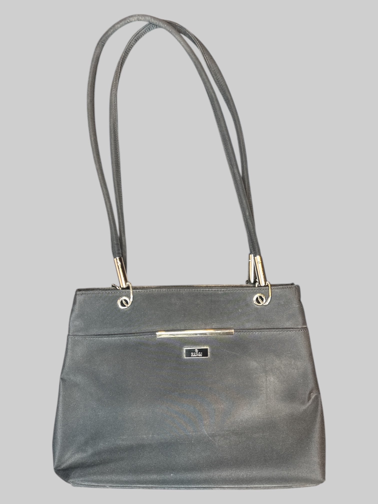 Vintage 80s black Gucci bag