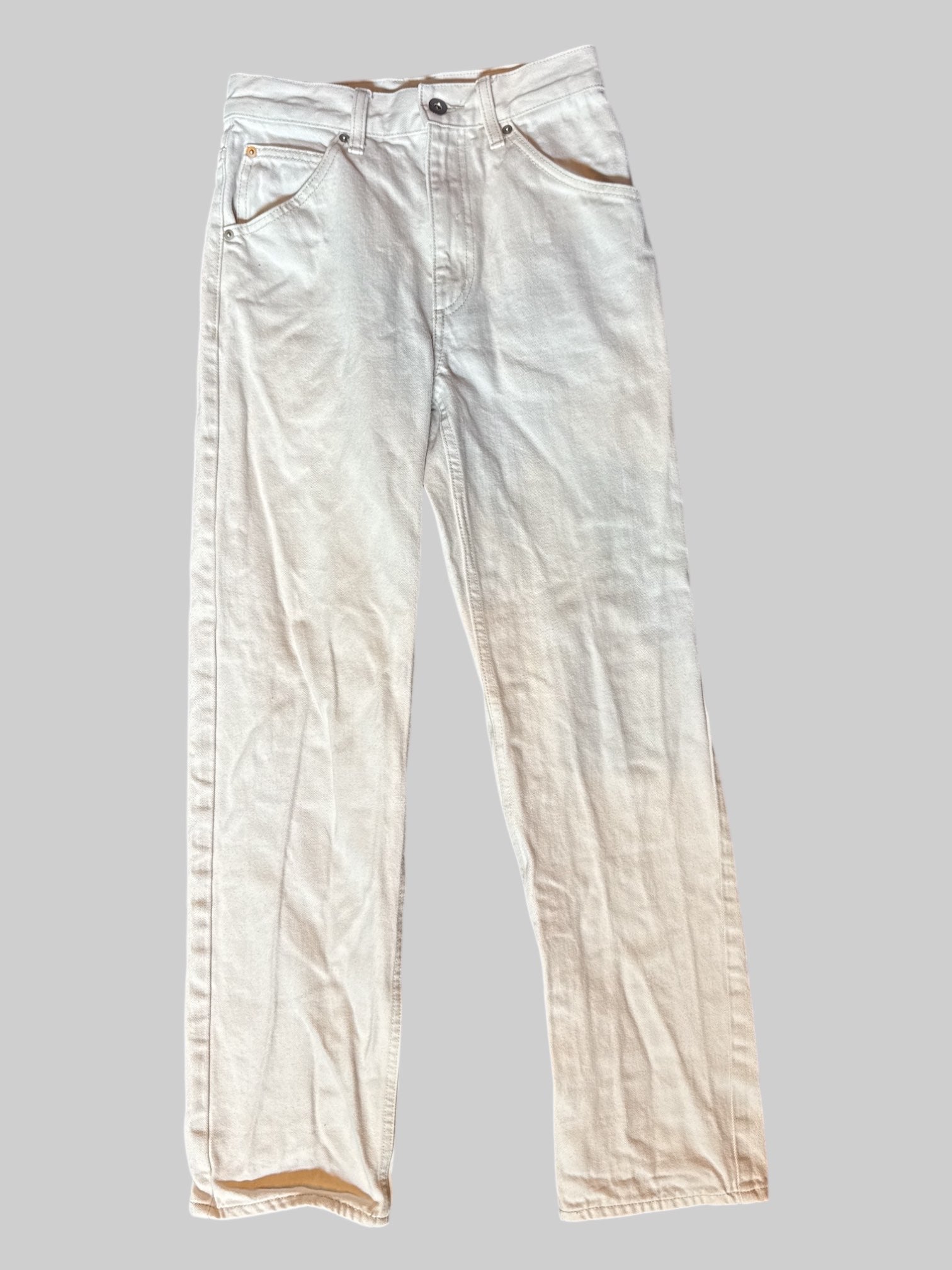 XS cream jeans