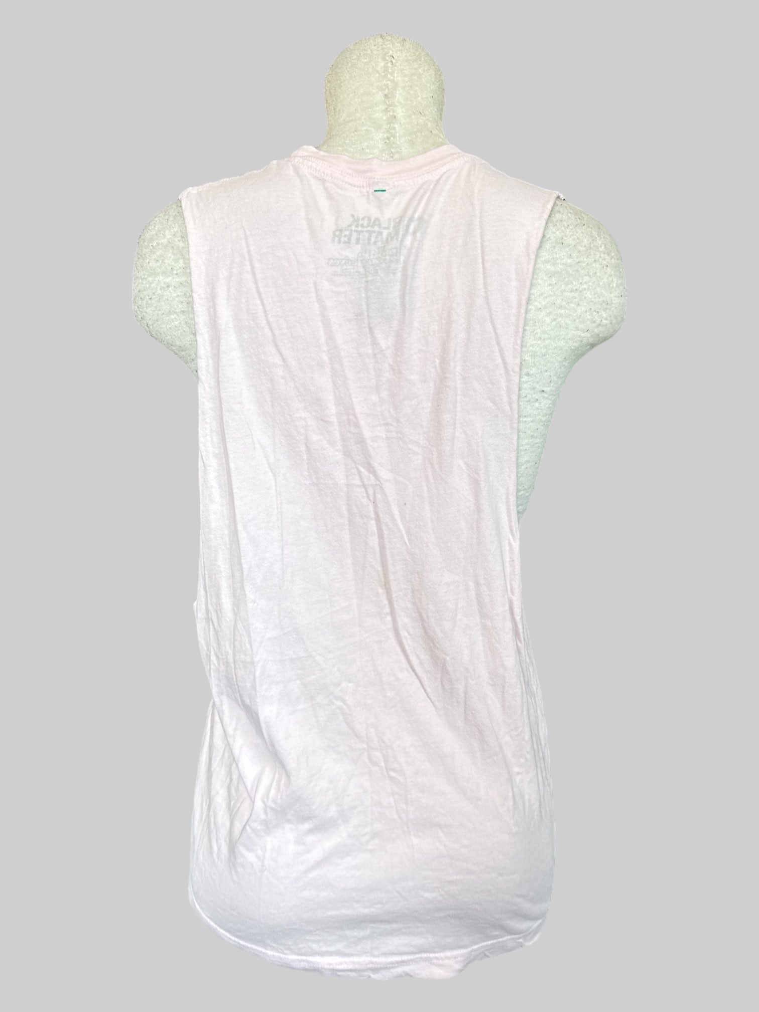 M light pink “death metal” muscle tank