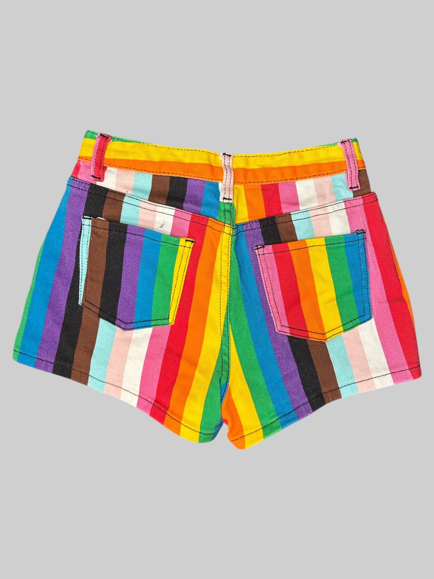 XS Rainbow shorts with pockets