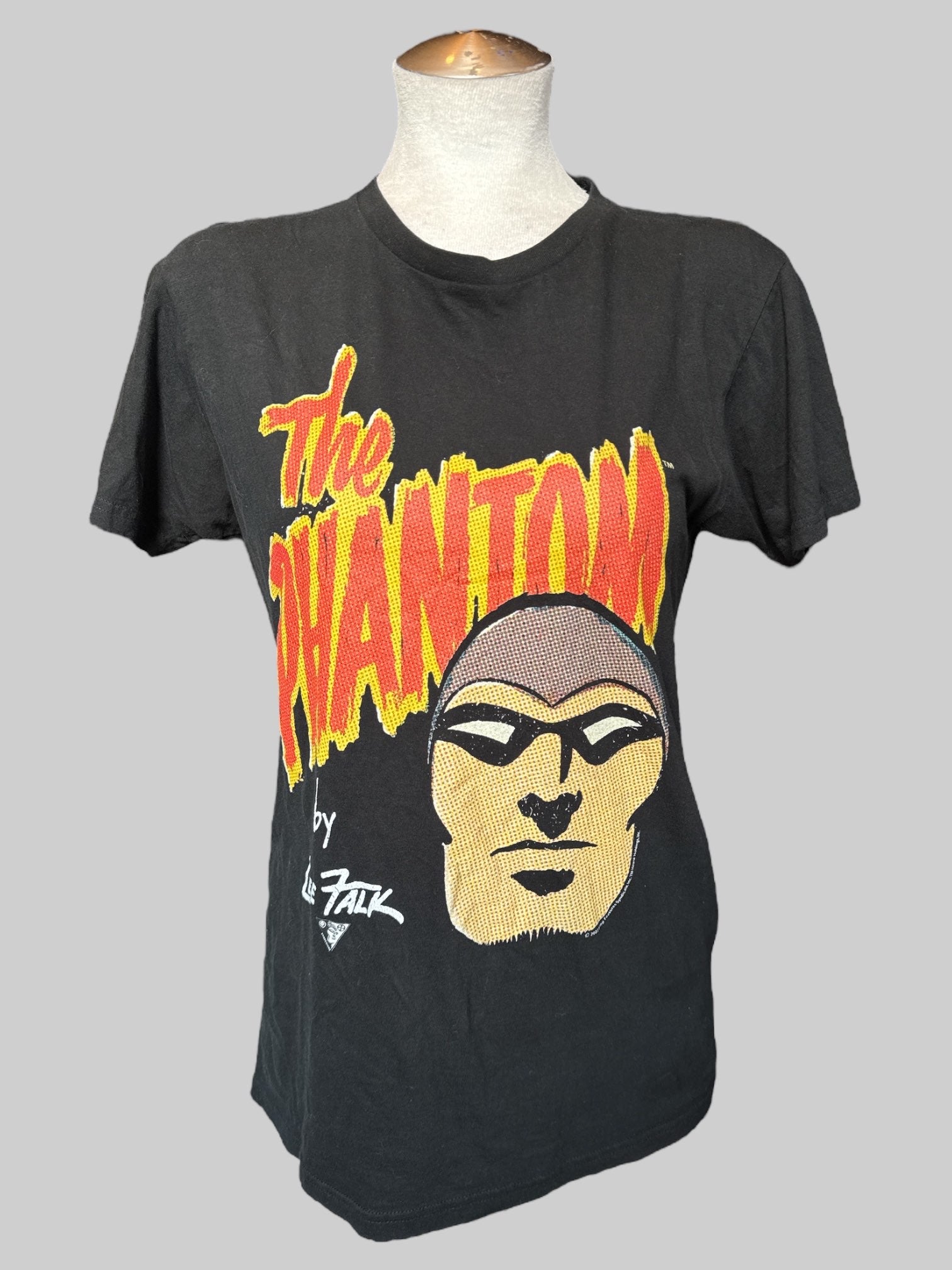 L black “The Phantom” graphic tee