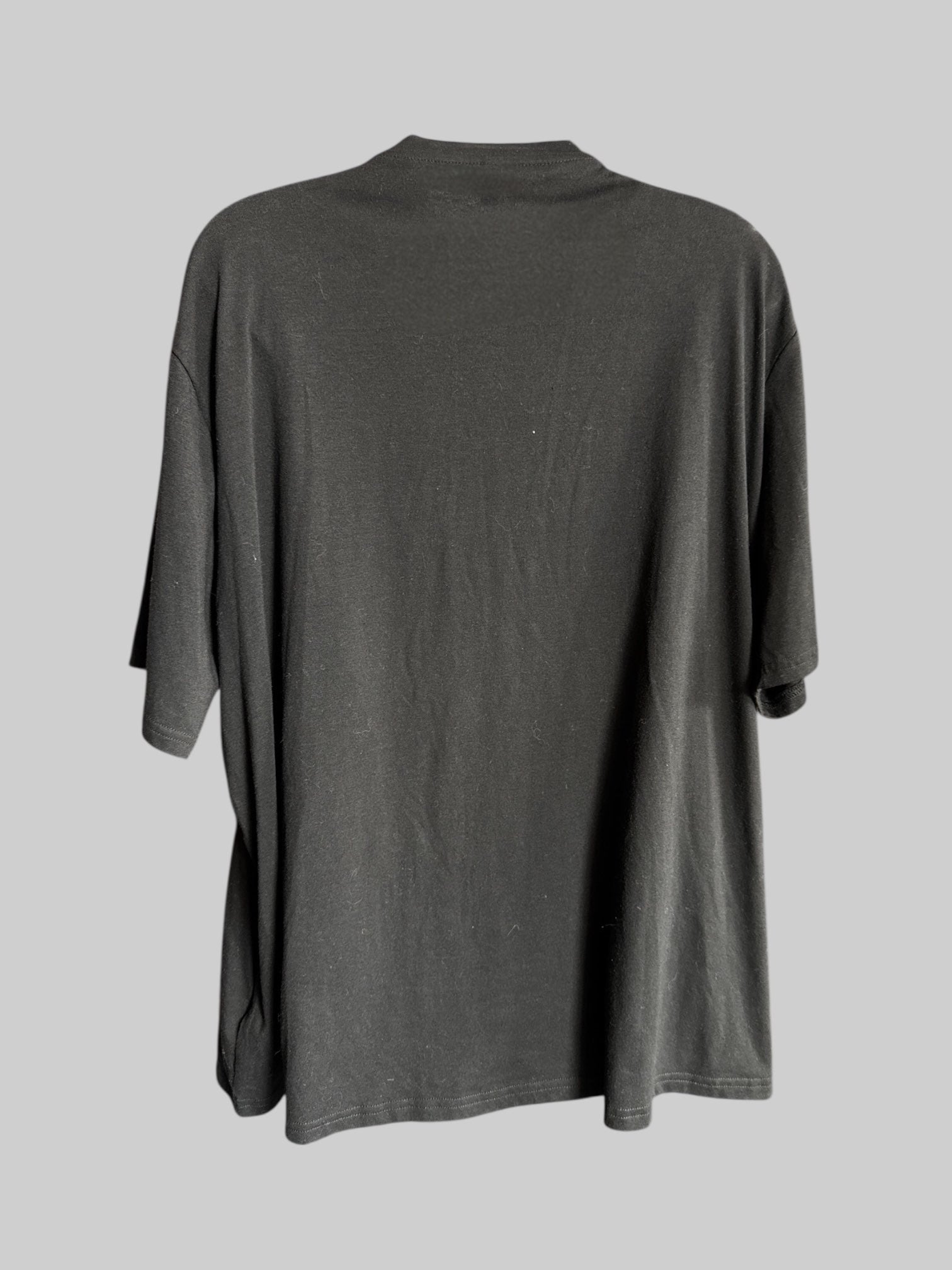 2X Black stretchy short sleeve hoodie with pockets