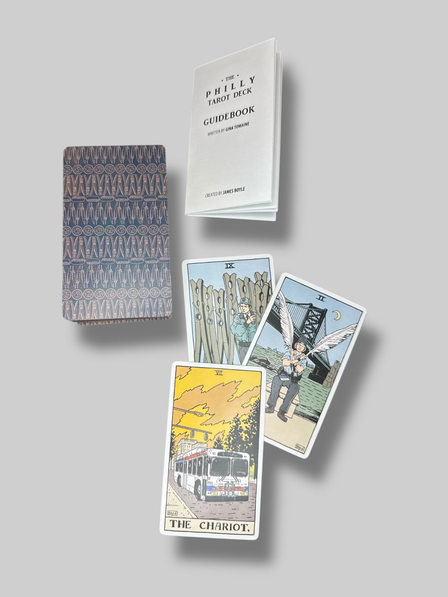 Limited First Edition Philly tarot deck by James Boyle with guide book