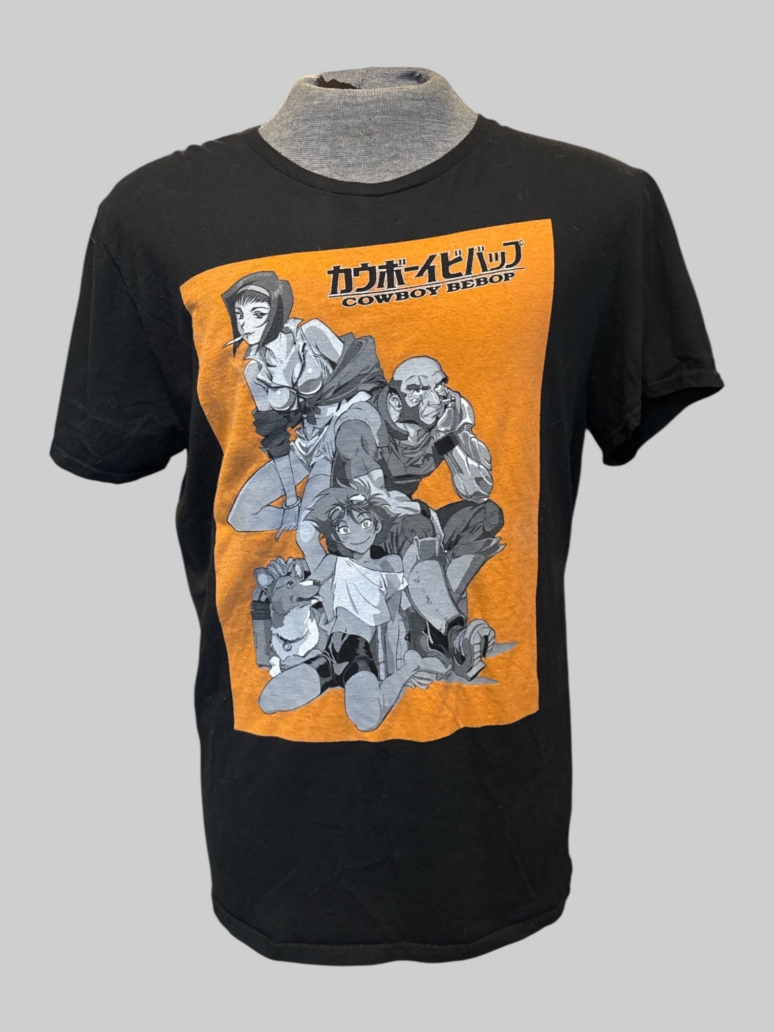 XL Black T-shirt with “Cowboy bebop” graphic