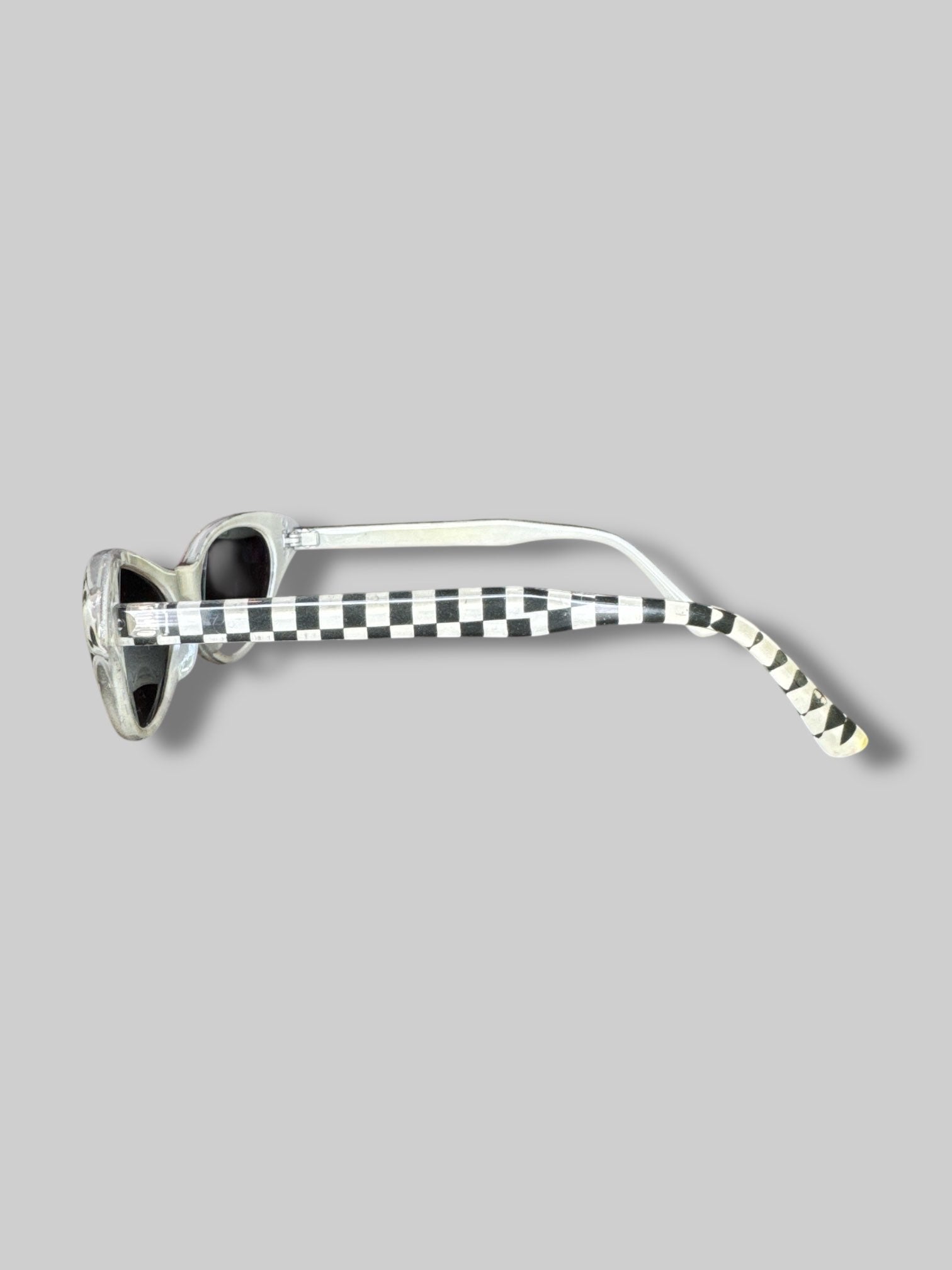 Black and white checkered sunglasses