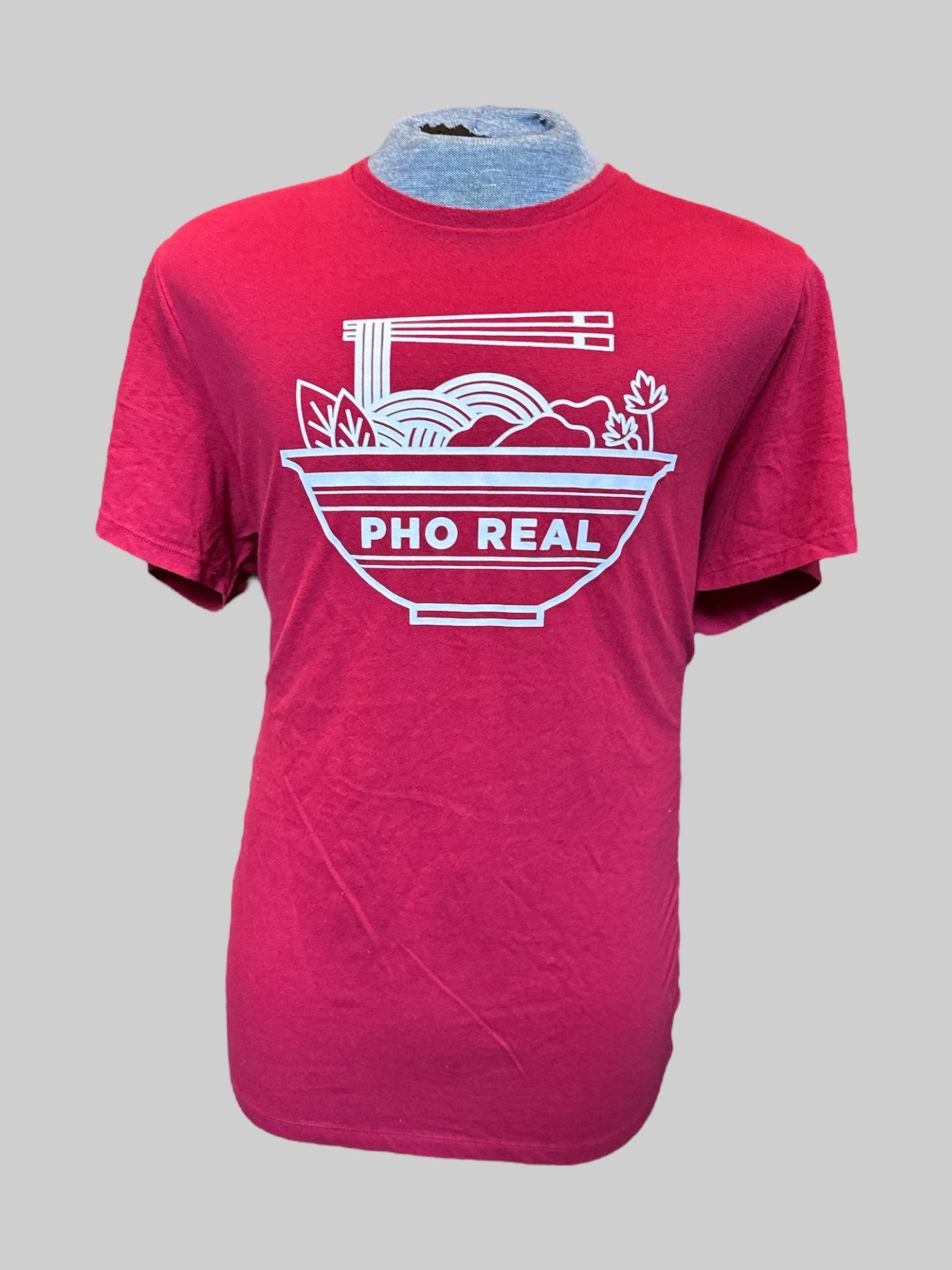 2X Red T-shirt with “Pho Real” graphic