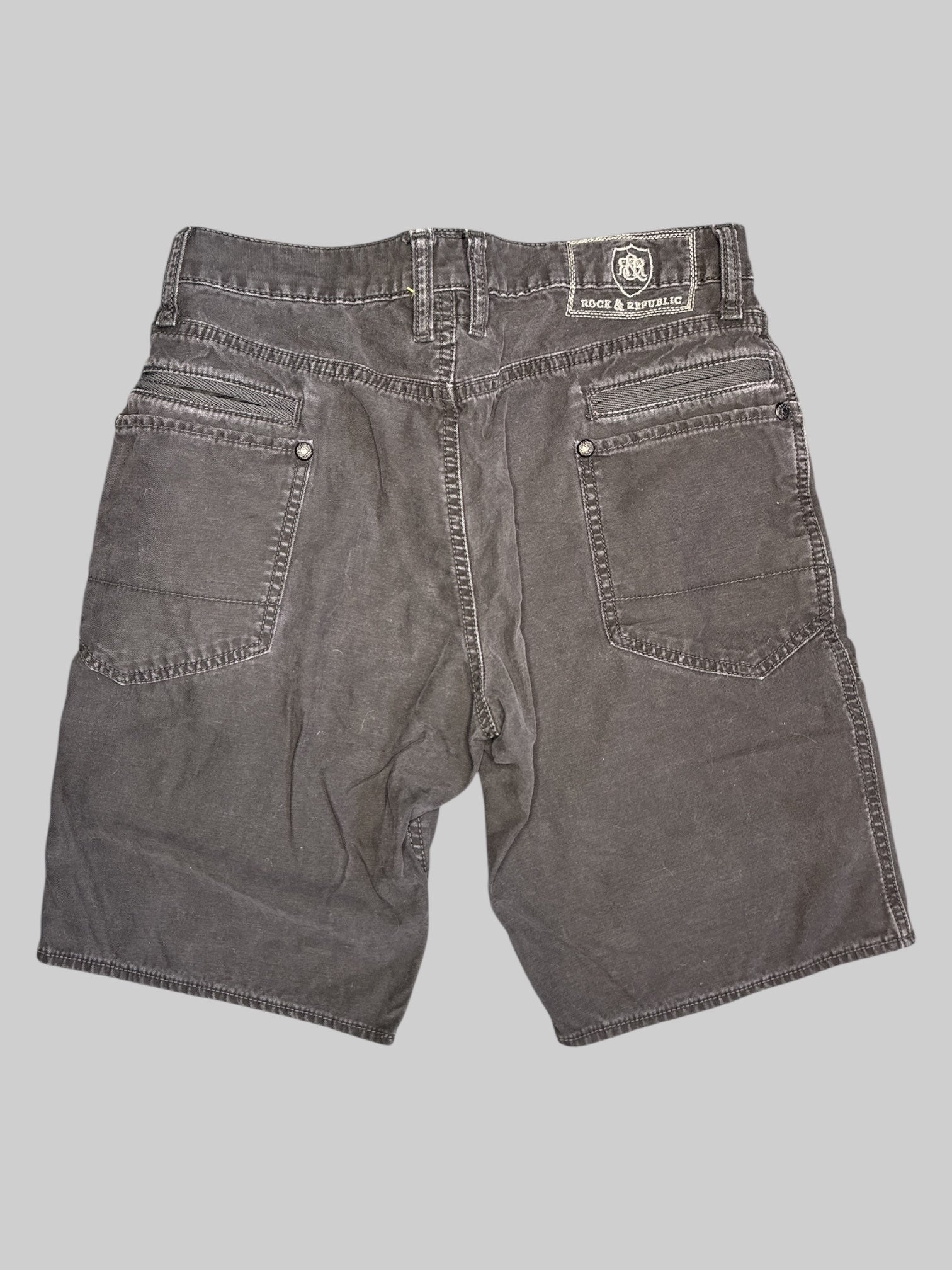 M Black jean shorts
