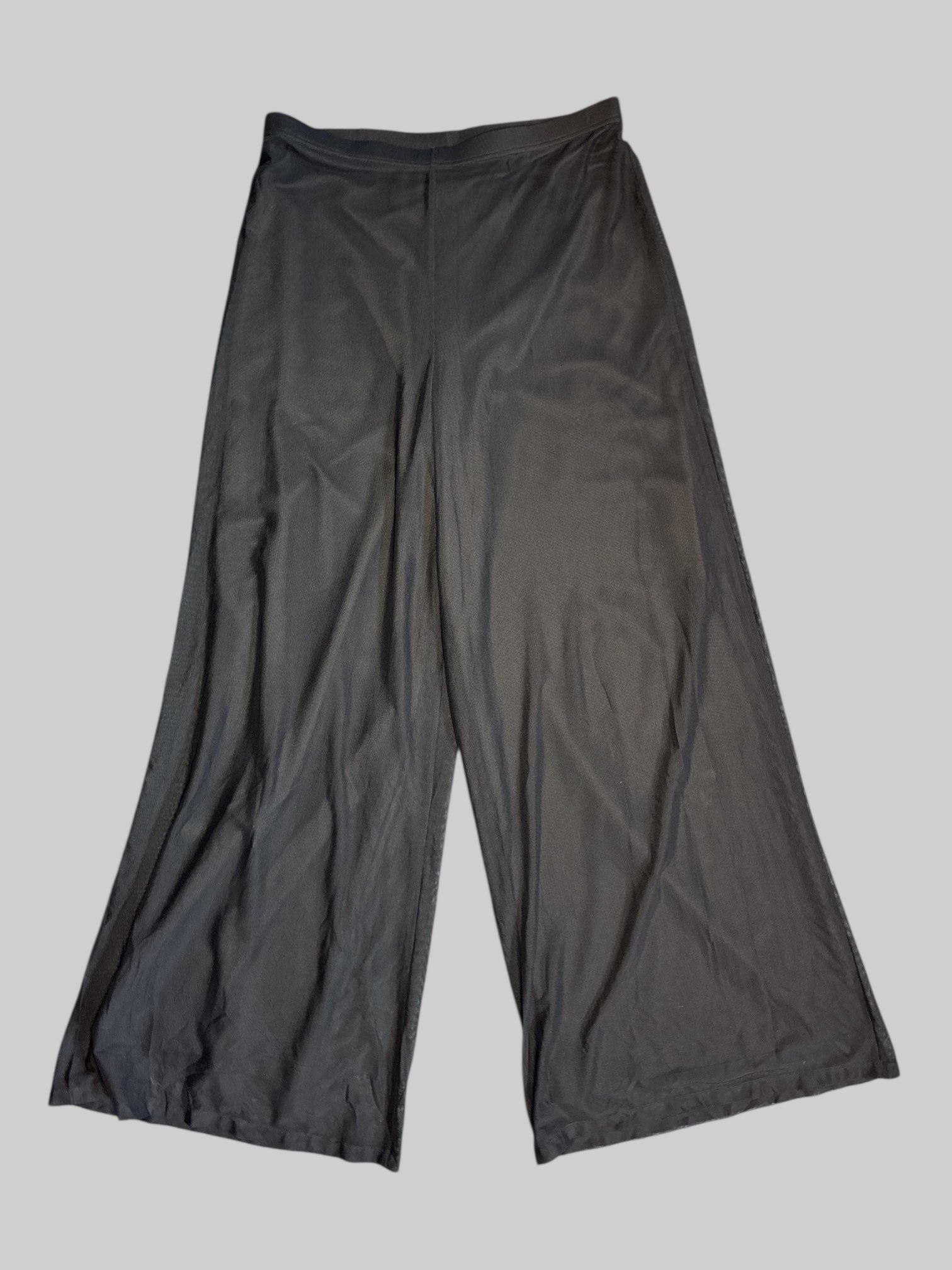 M Vintage made in the USA black flowy pants with elastic waistband