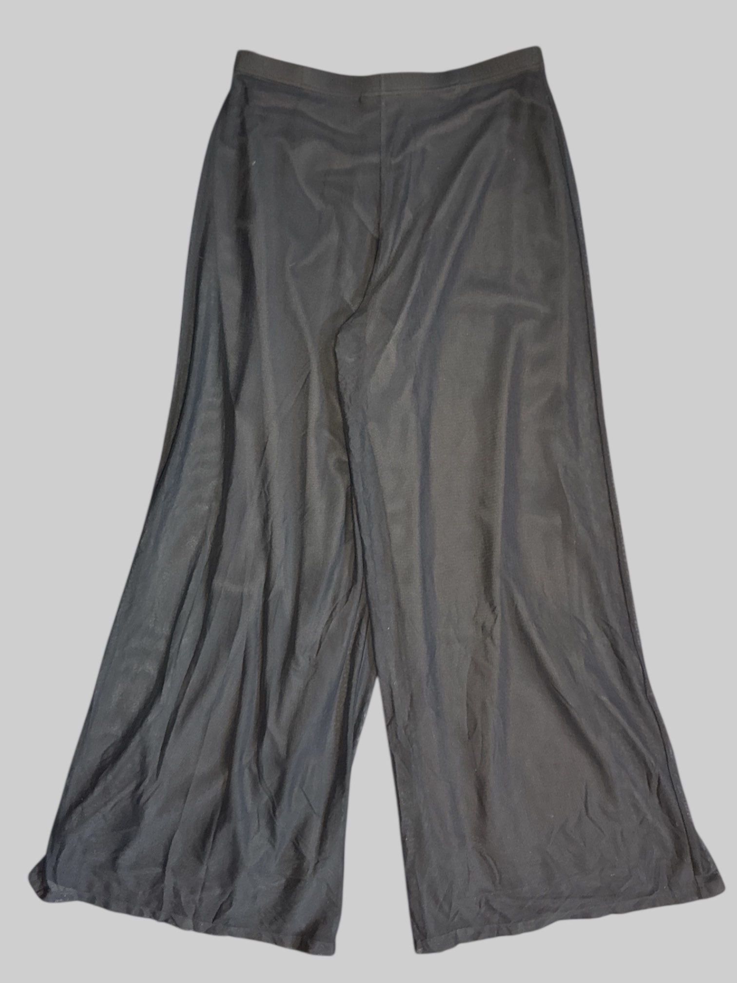M Vintage made in the USA black flowy pants with elastic waistband