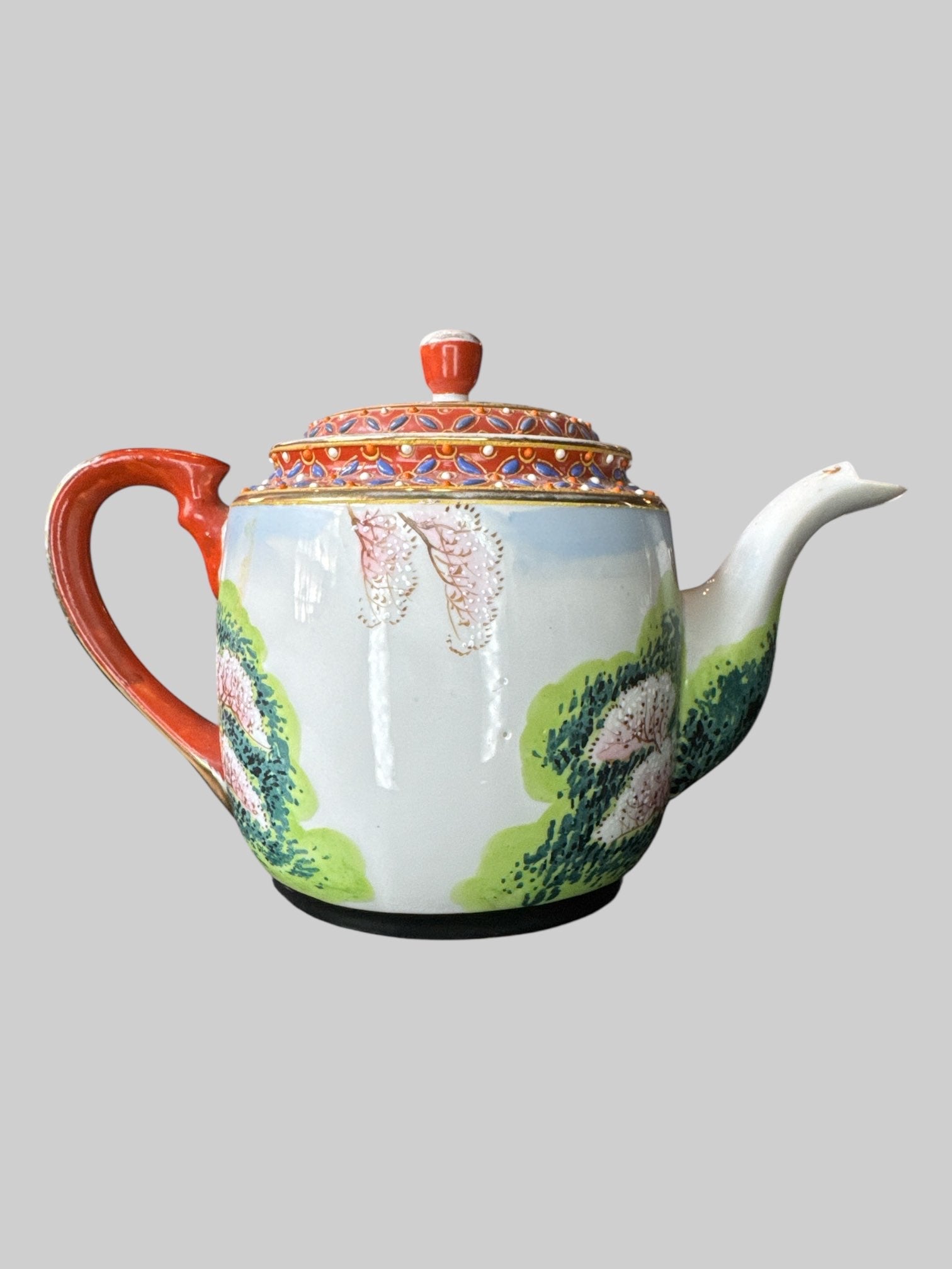 Made in Japan or Nate tea pot with cherry trees