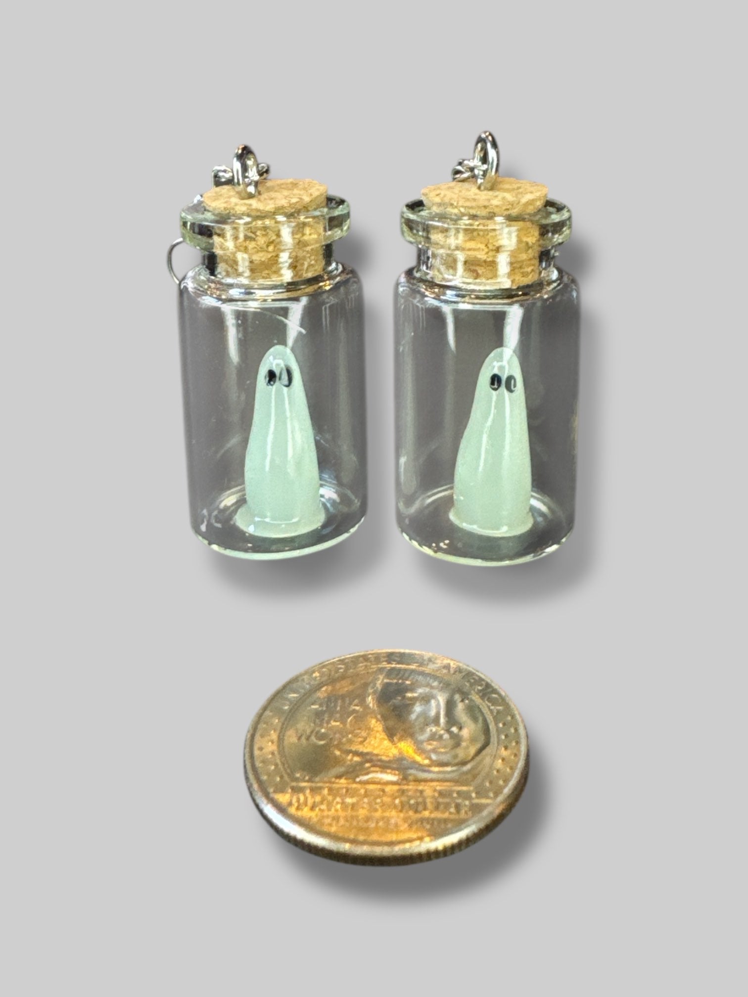Ghosts in jars earrings