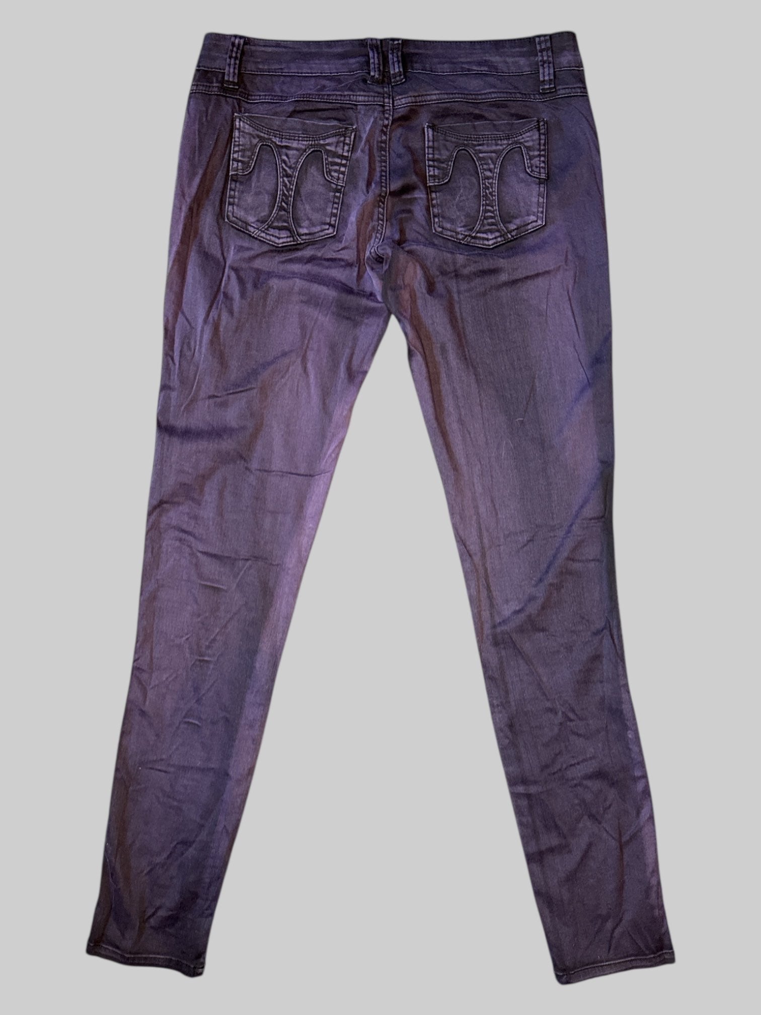 L Dark purple pants with “Tripp” t pockets on back