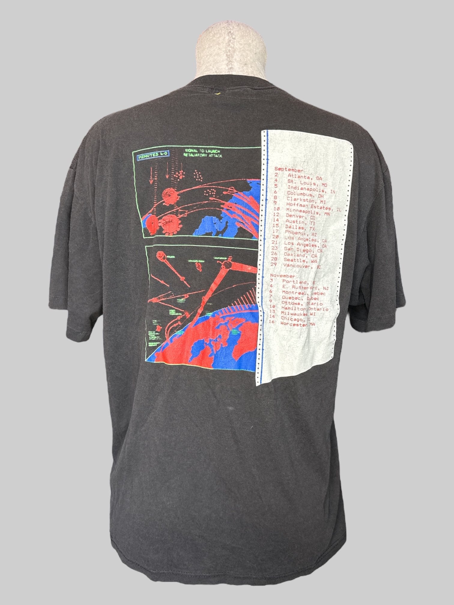 XL Rare vintage black “Roger Waters” tour tee
