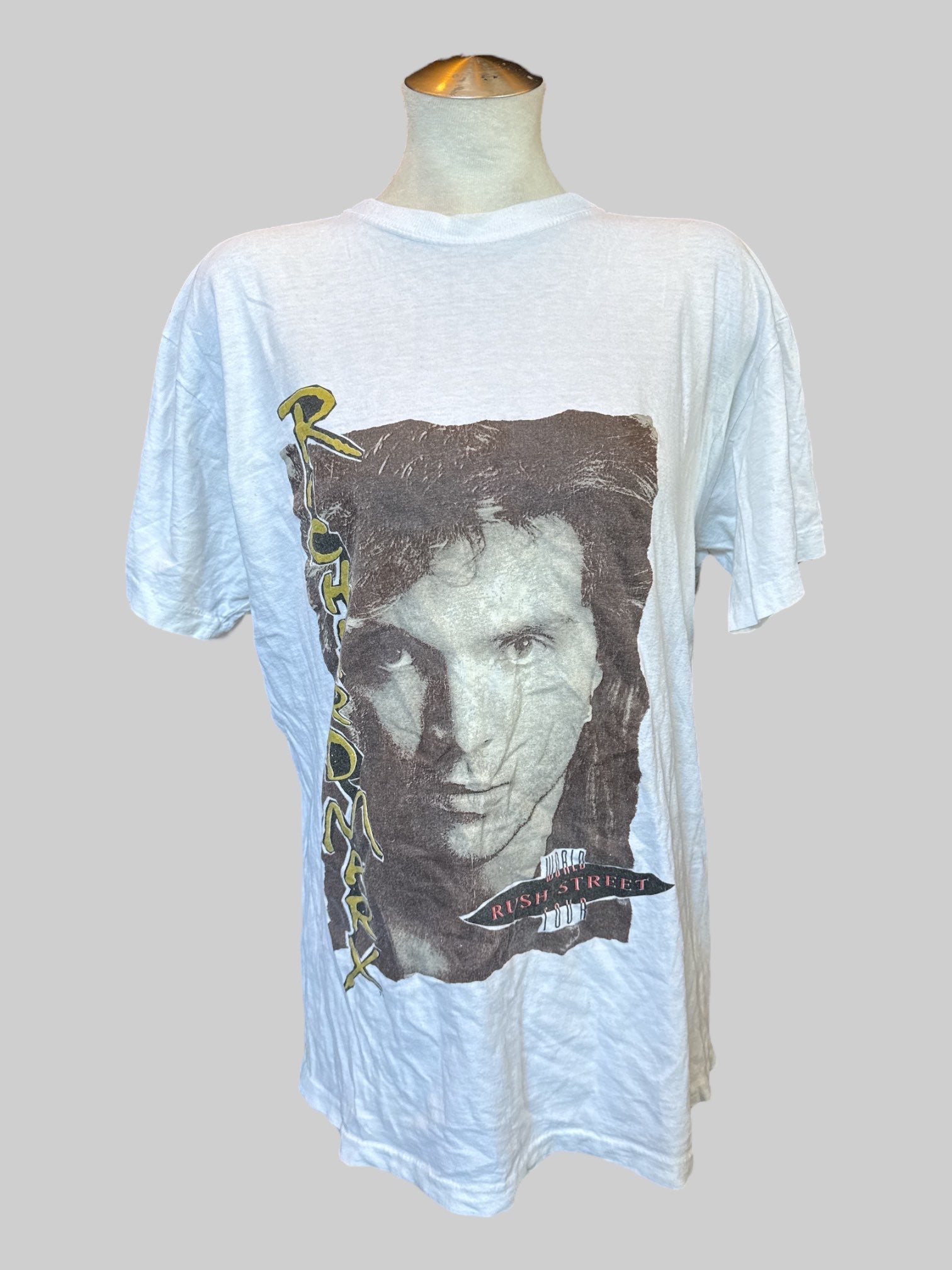 XL White “Richard Marx Rush Street World Tour” tee