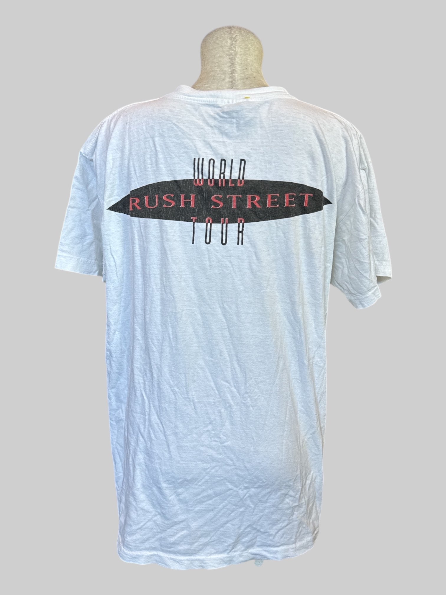 XL White “Richard Marx Rush Street World Tour” tee
