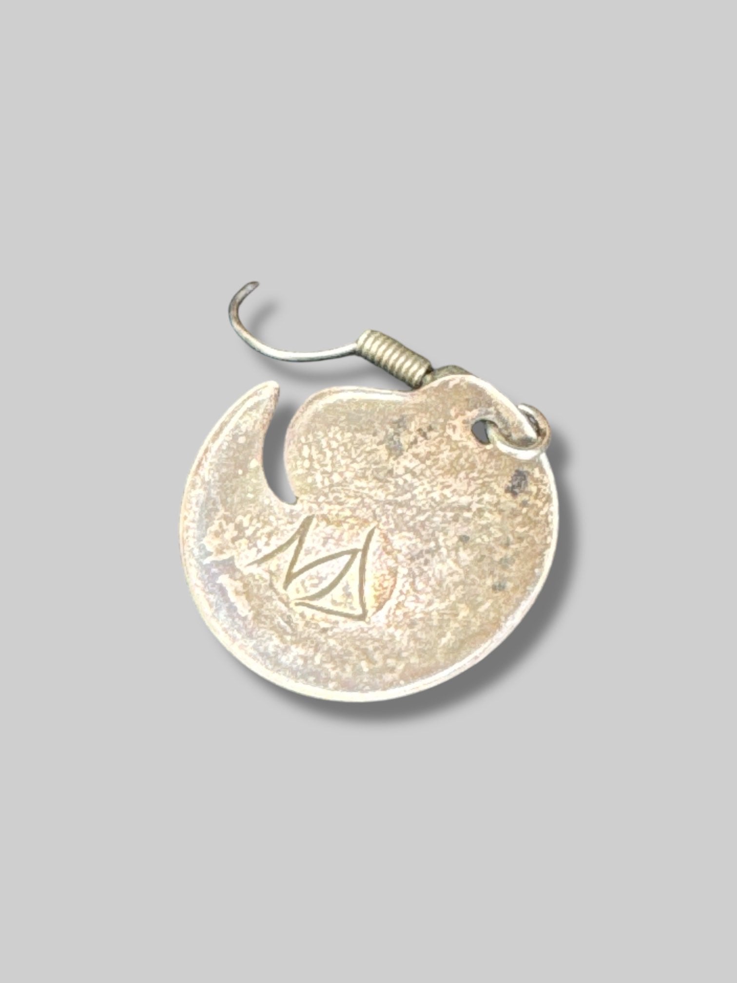 Sterling silver handmade designer earrings by artist Nancy Dawson
