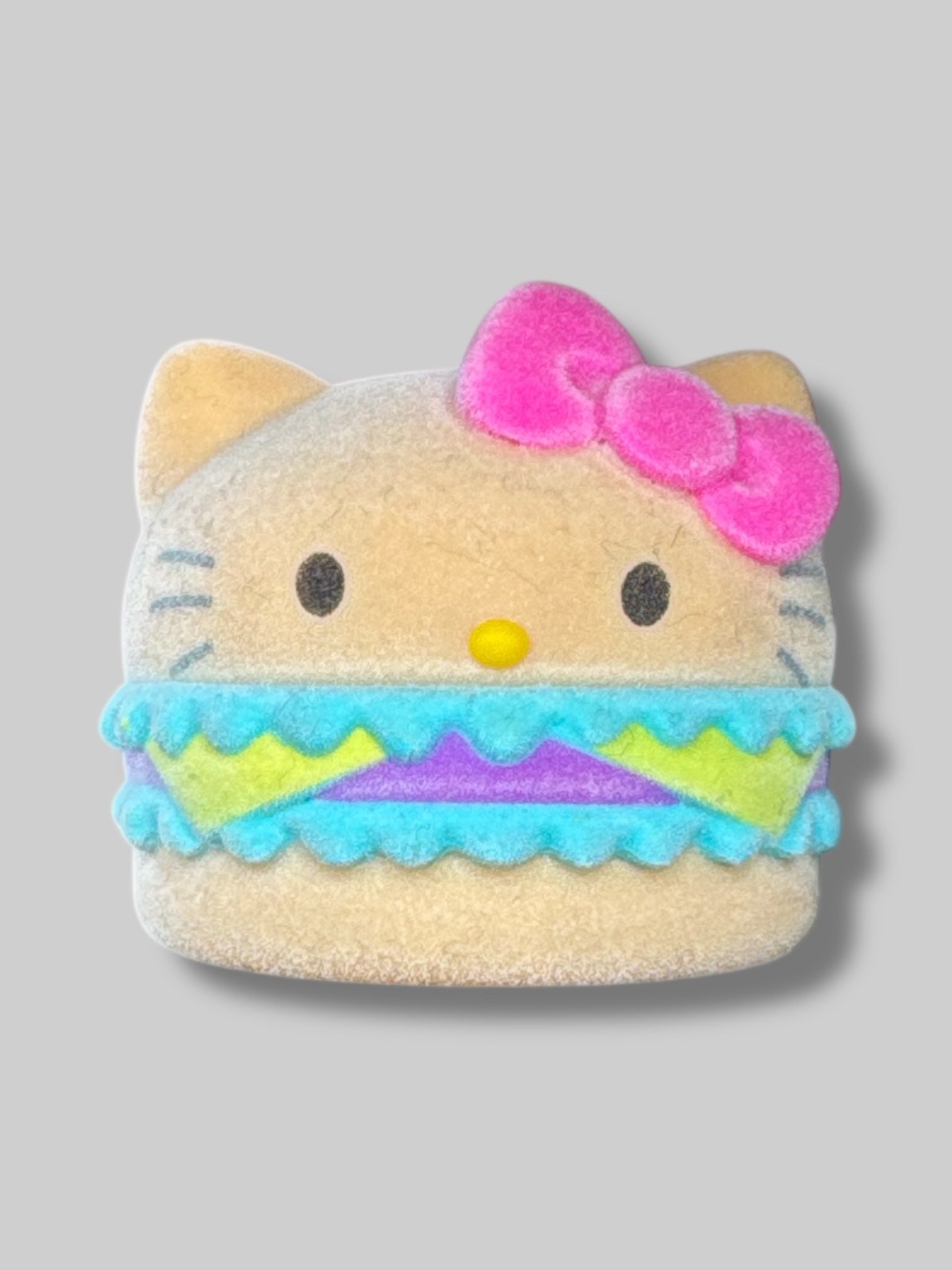 Hello Kitty velvet burger cat decoration
