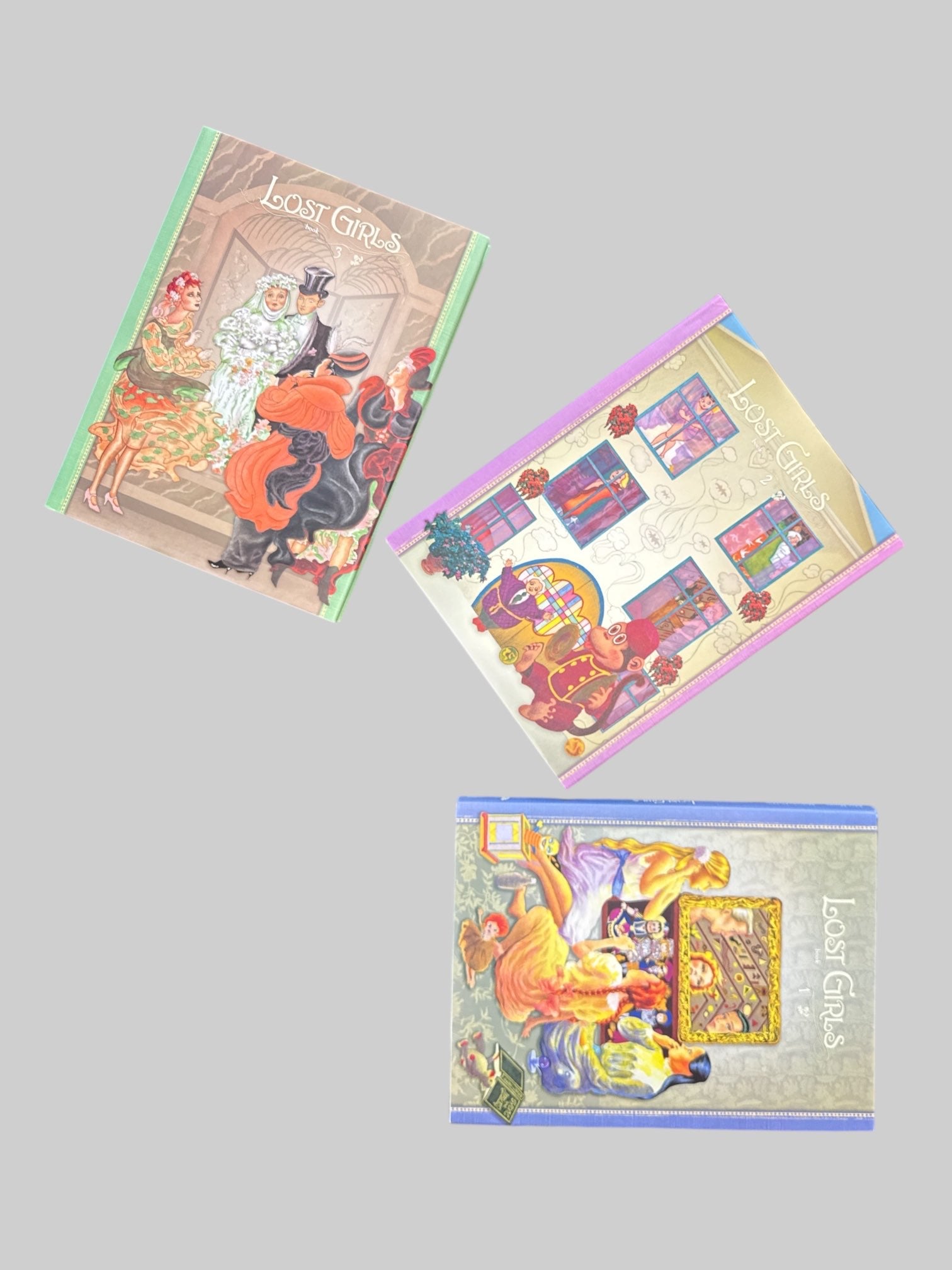 NSFW set of three lost girls book collection