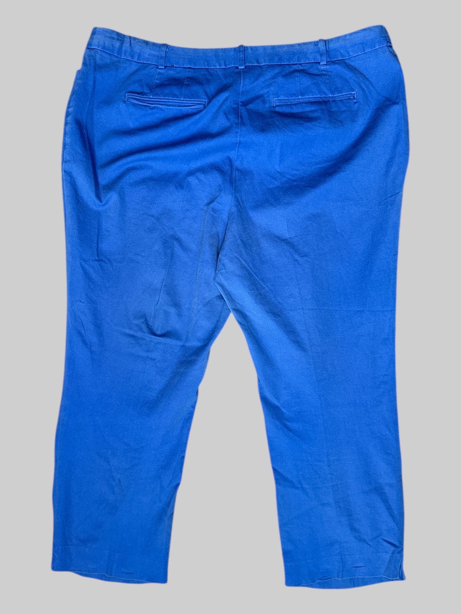 0X Blue pants with pockets and belt loops