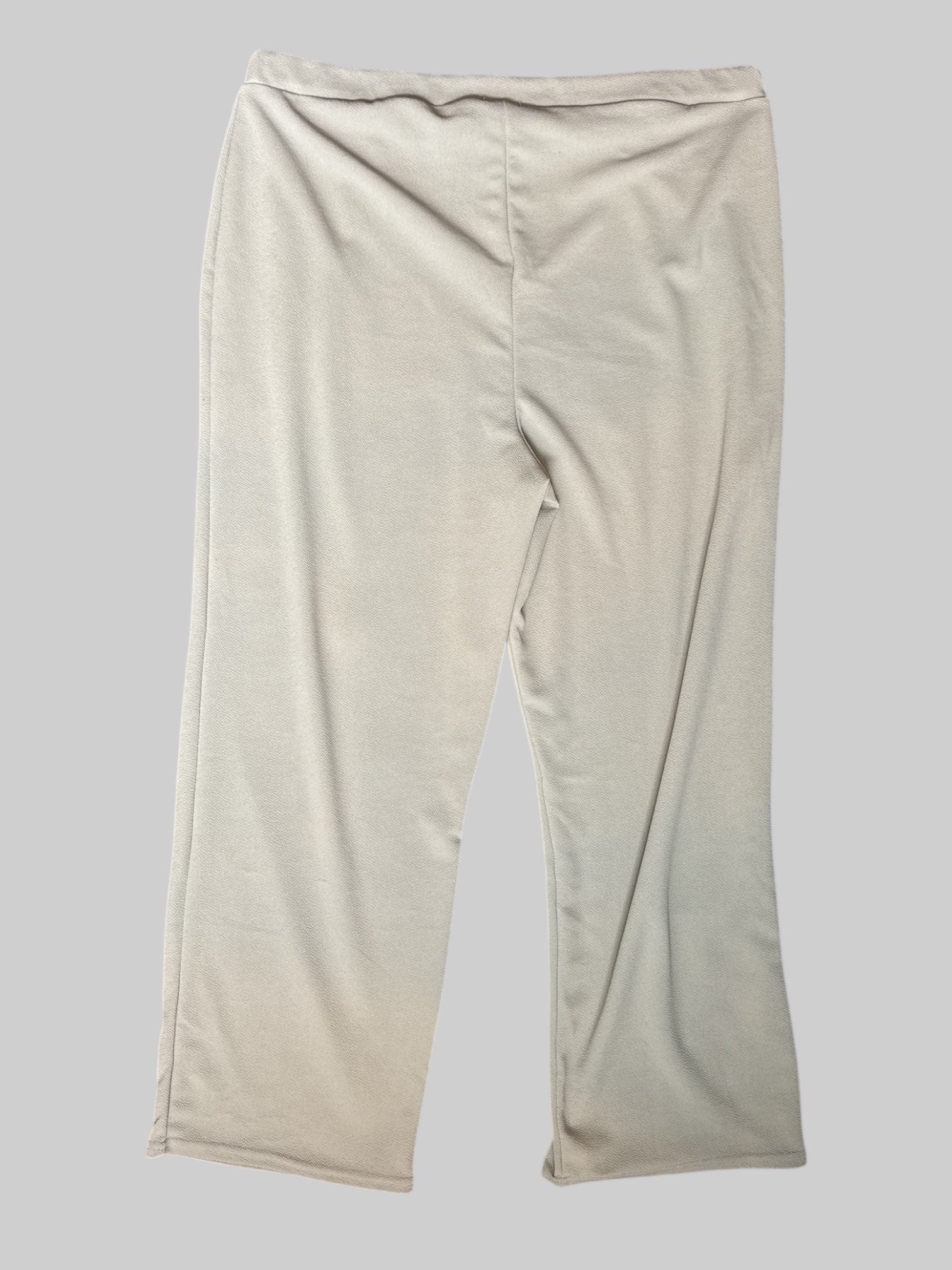 0X Light grey flowy pants with elastic waistband