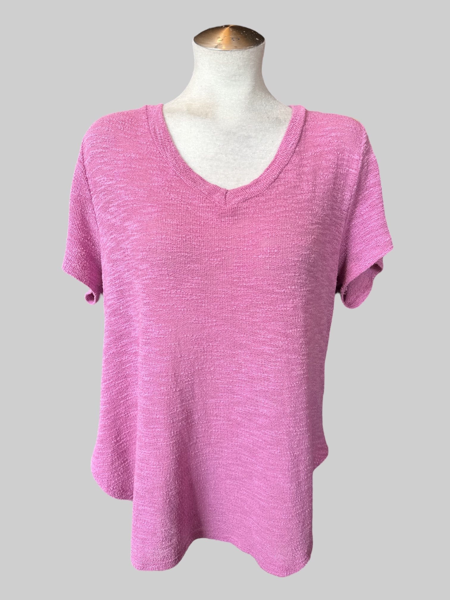 3X Dusty pink knit tee