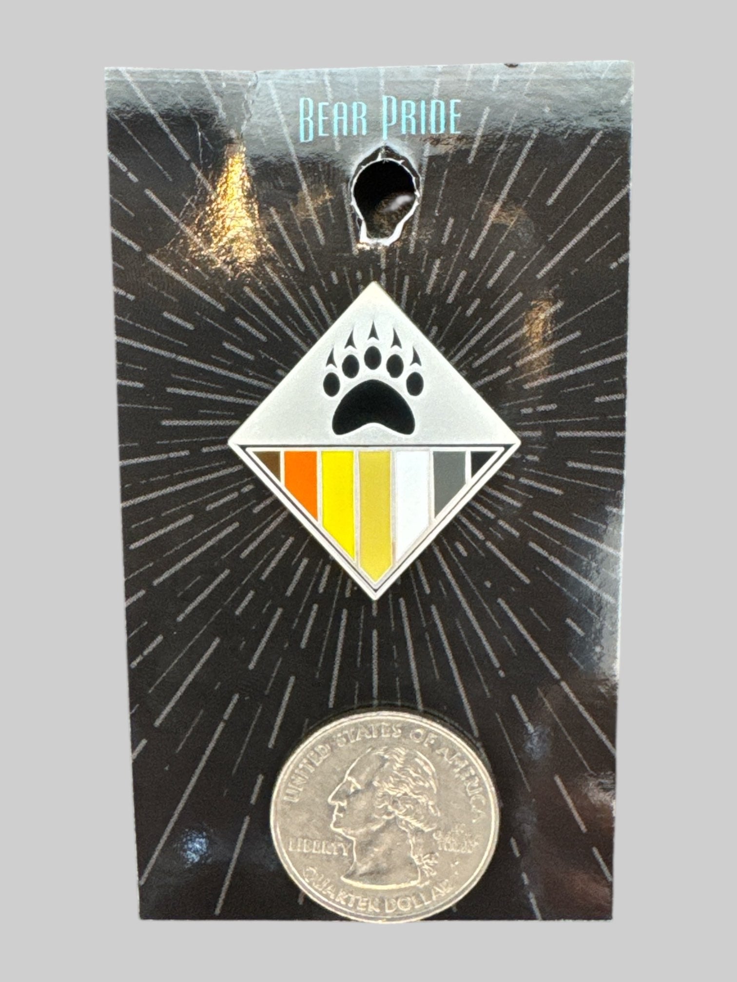 NWT Bear pride pin