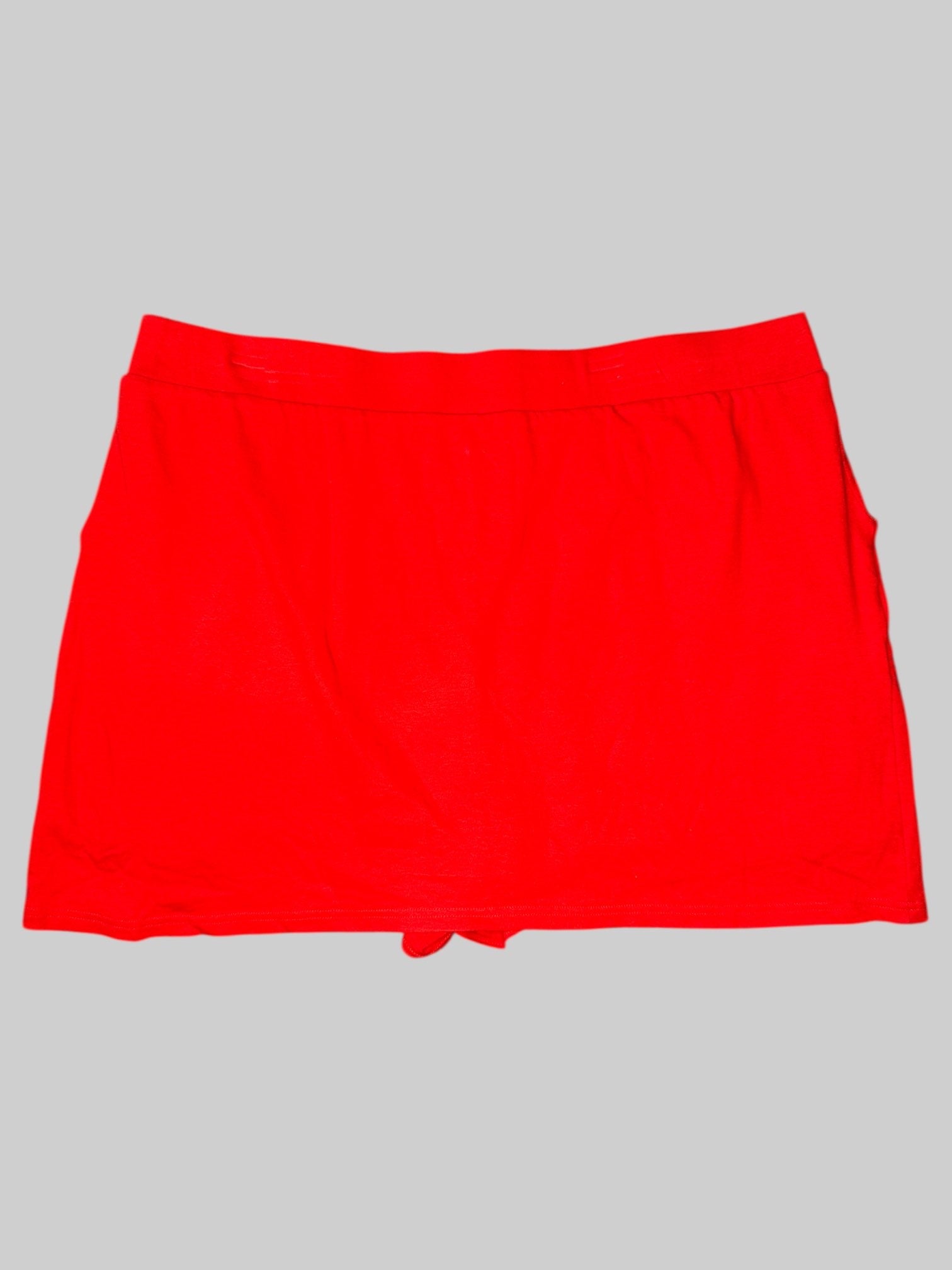 2X Red short skort with pockets