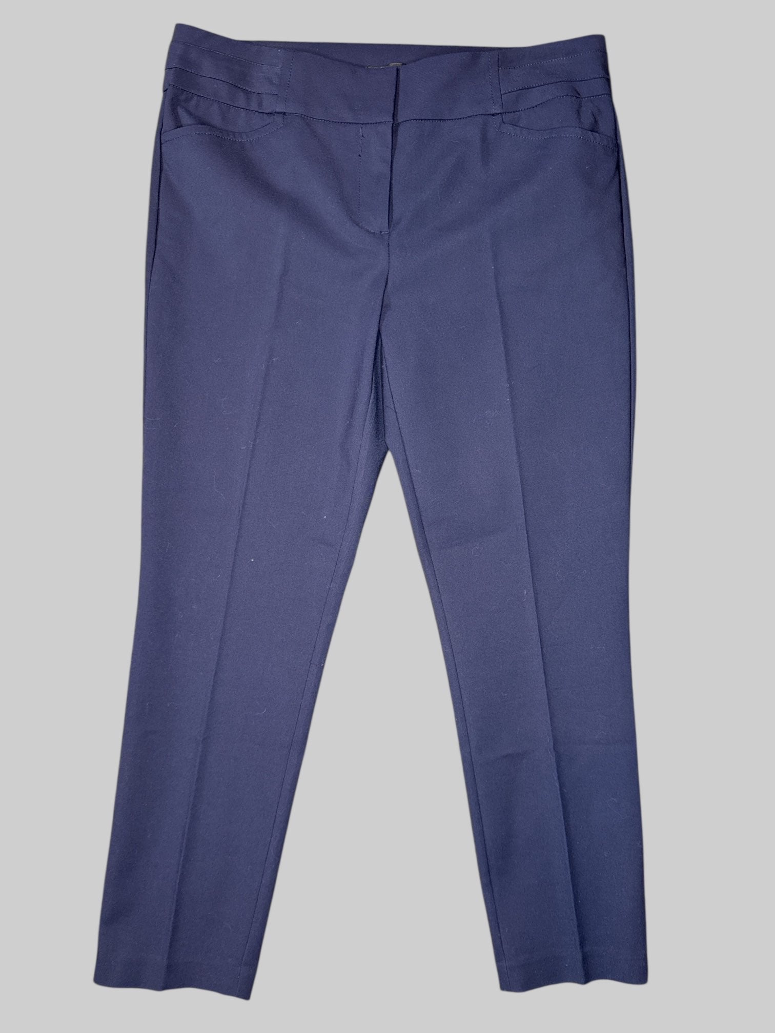 XL Navy blue pants with pockets, and band sewn around waist