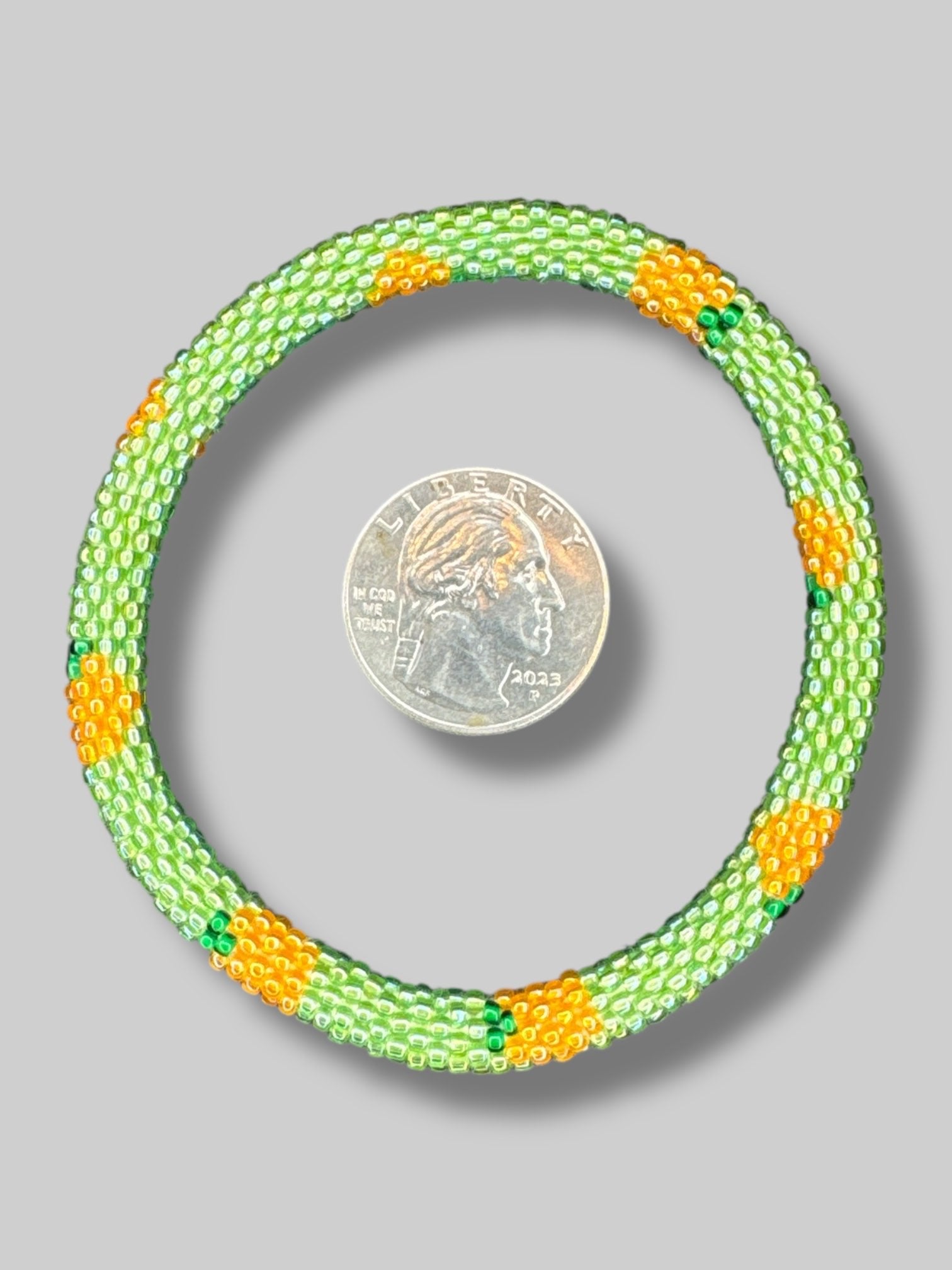 Set a three beaded bracelets with different designs