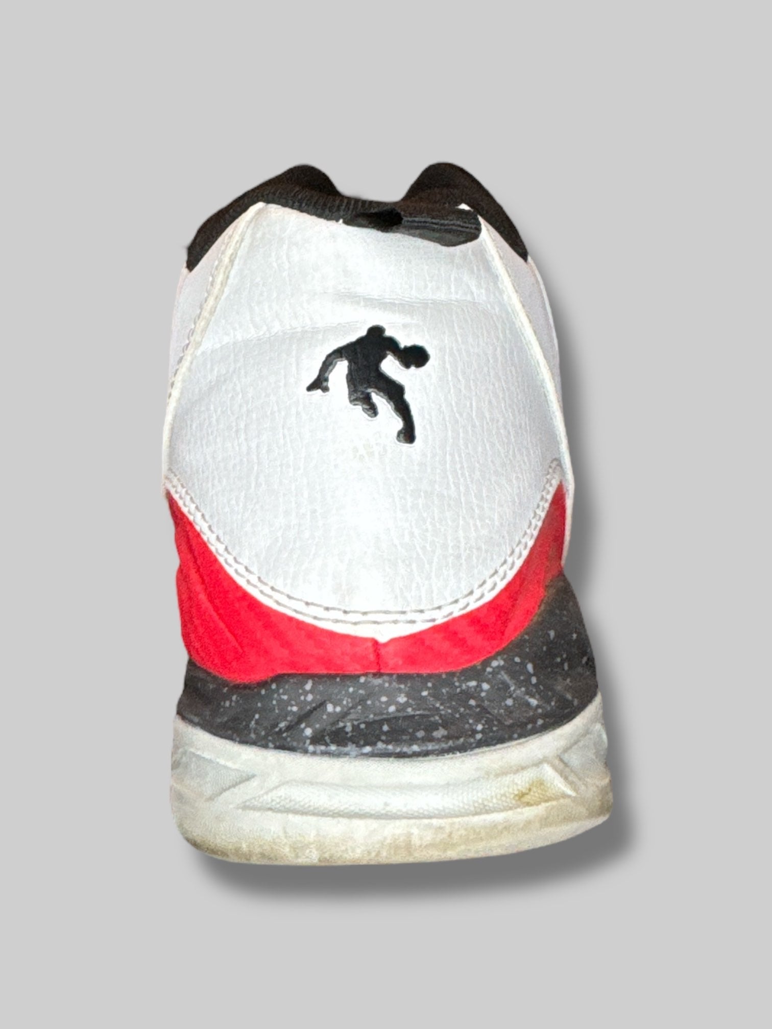 Size 13 AND 1 men’s white, red, and black high top sneakers