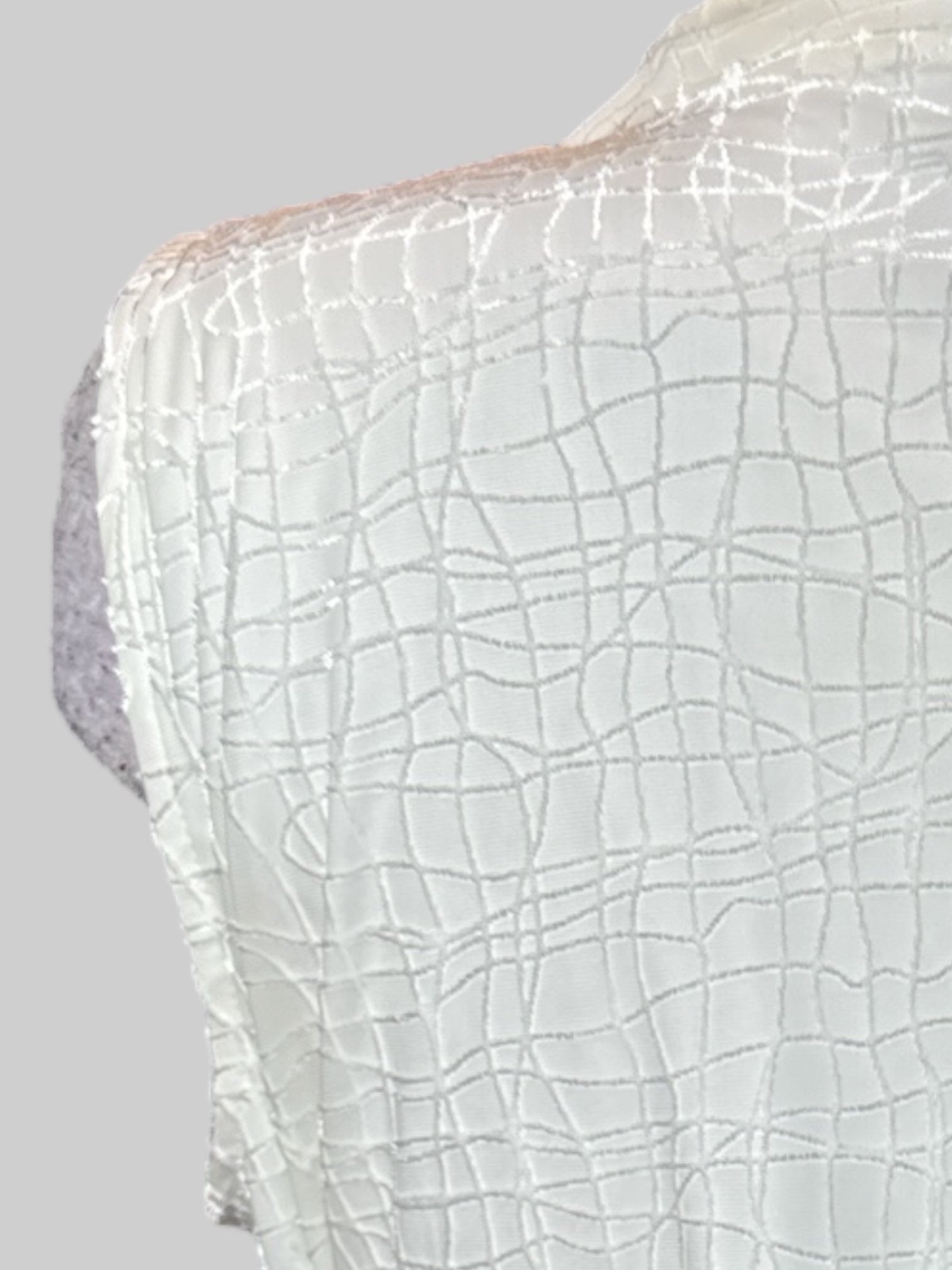 XL NWT Calvin Klein white textured faux wrap sleeveless top