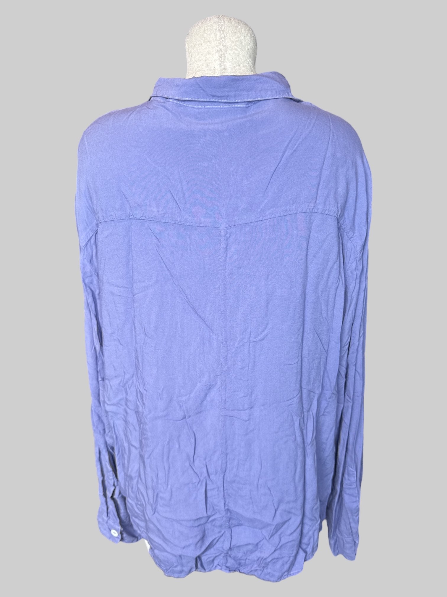 3X Light purple, long sleeve button down