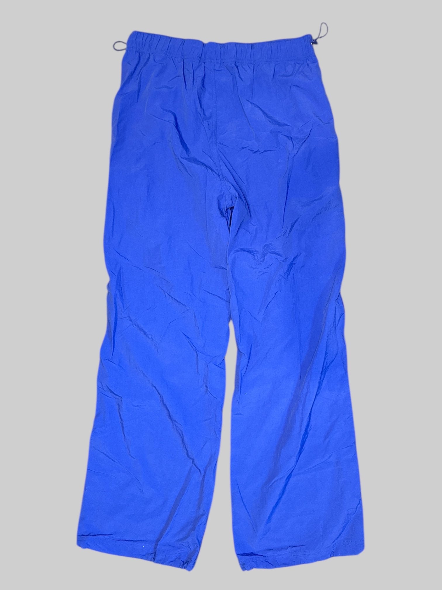 L Blue pants with elastic waistband