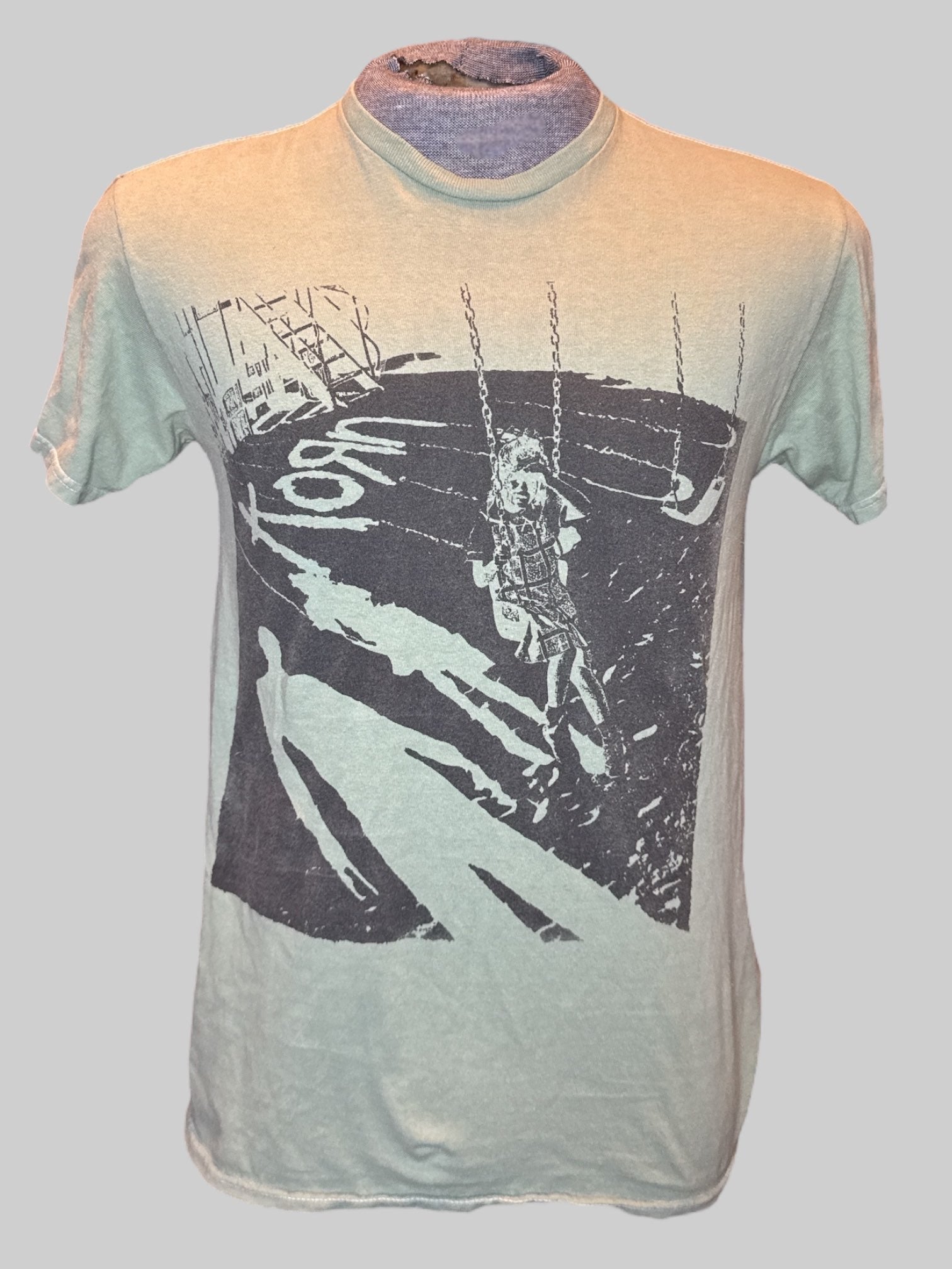 M Vintage green Korn t shirt