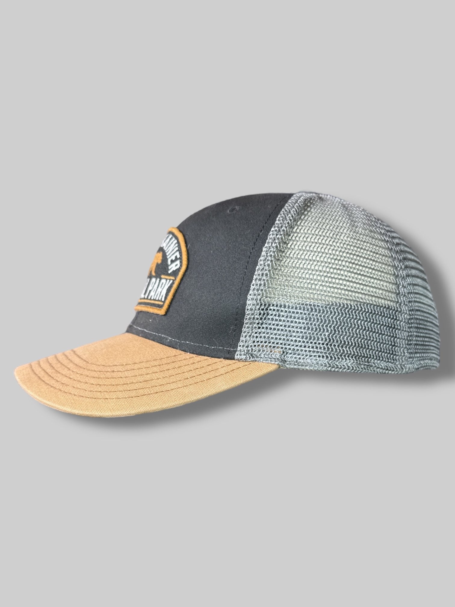 Grey mesh Mount Rainer National Park hat