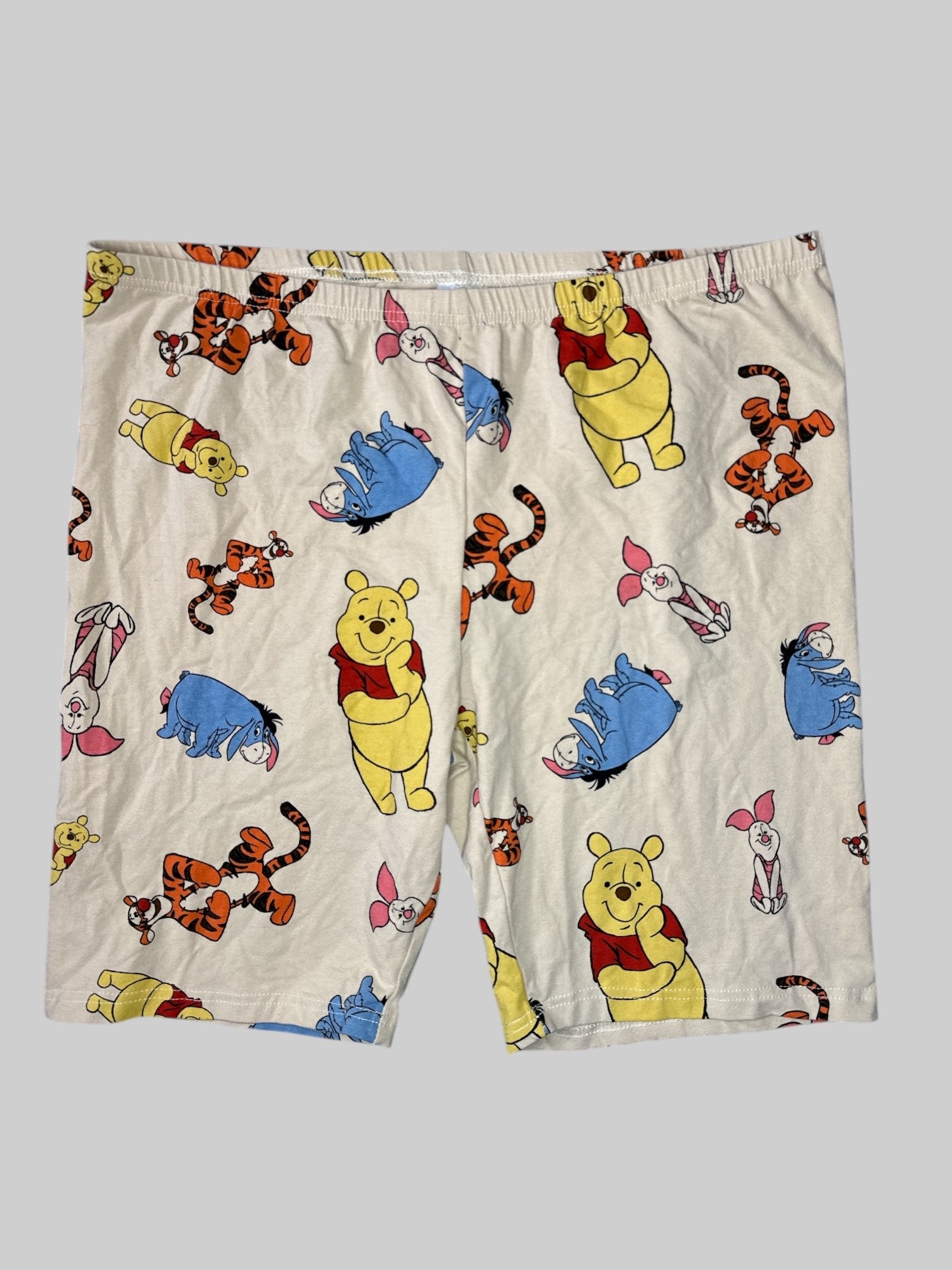 0X NWT Tan soft shorts with Winnie the Pooh designs