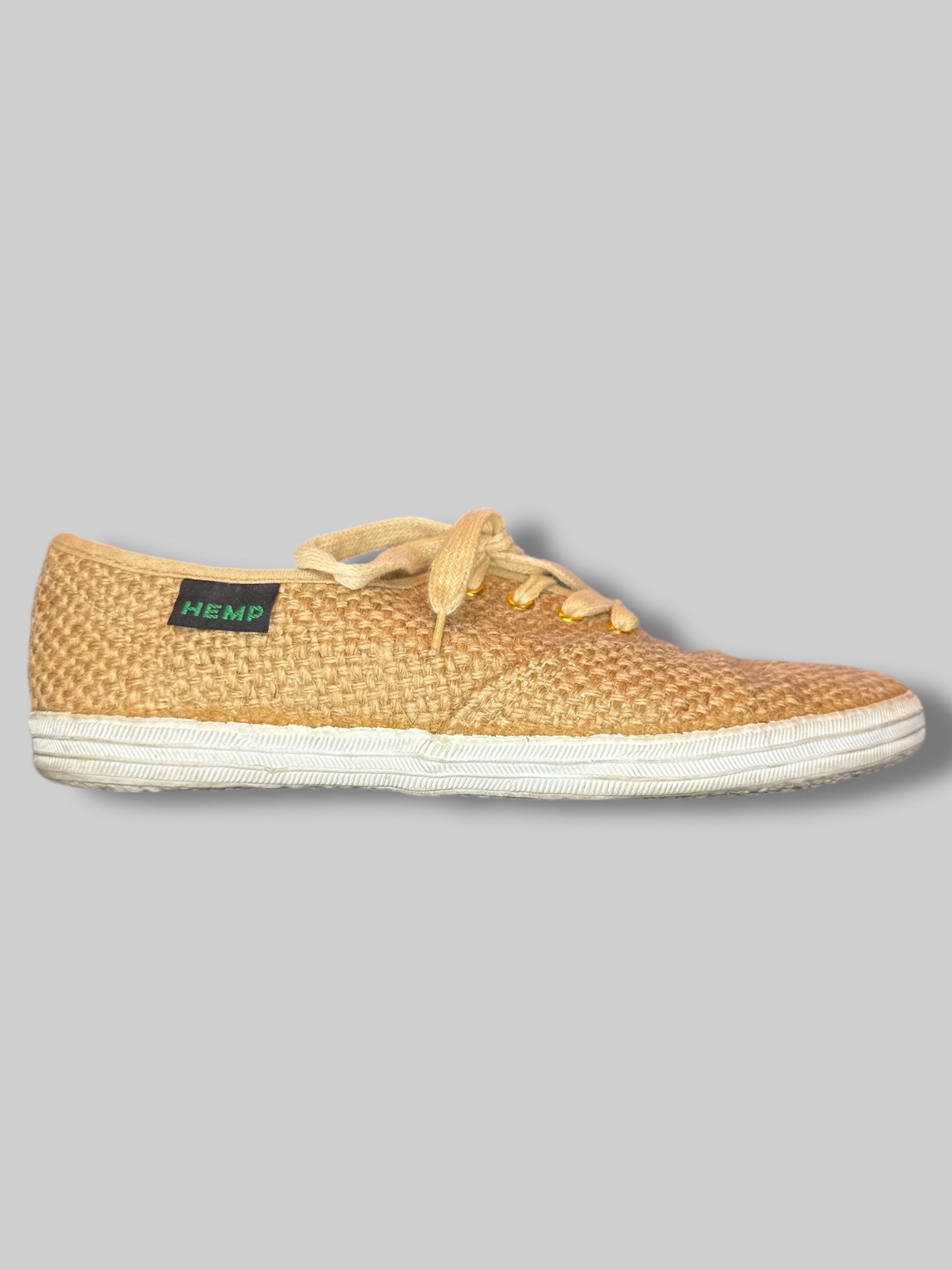 Size 8 hemp braided sneakers