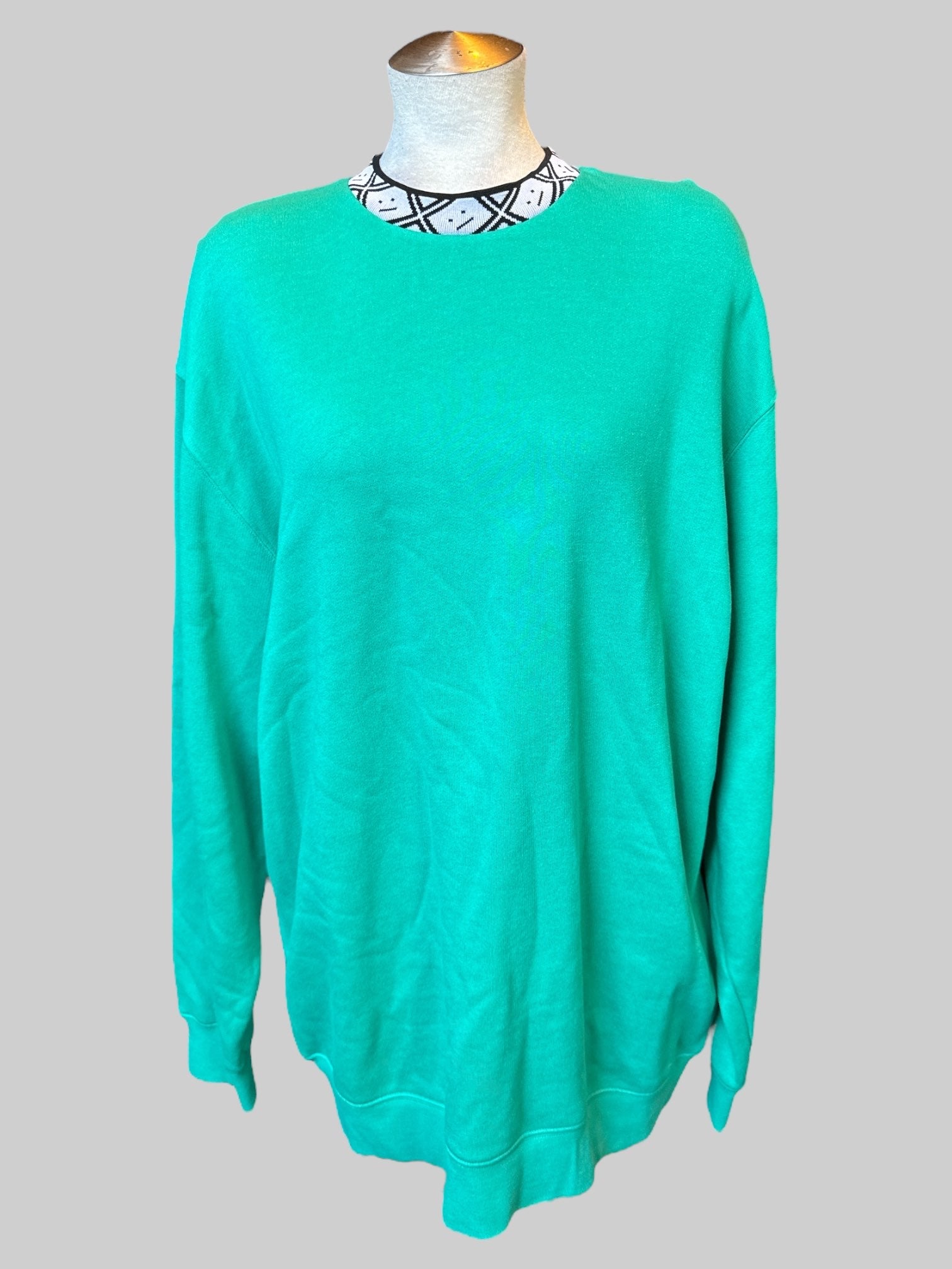XL Acne Studios designer green sweater