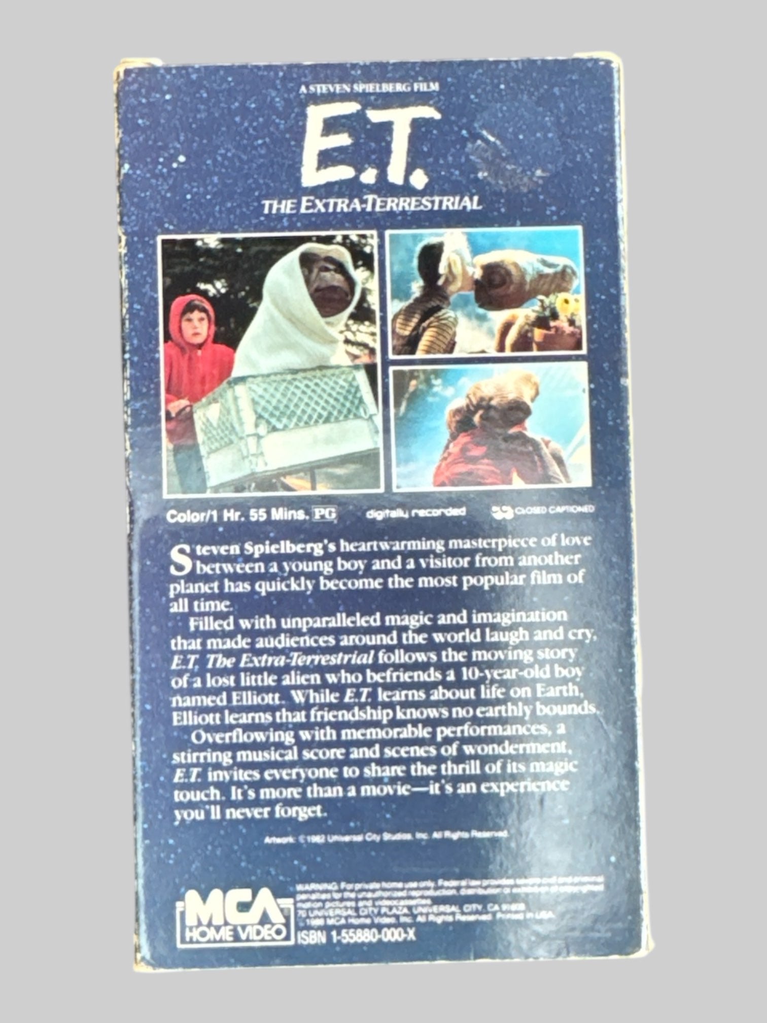 E.T. movie VHS tape (not tested)