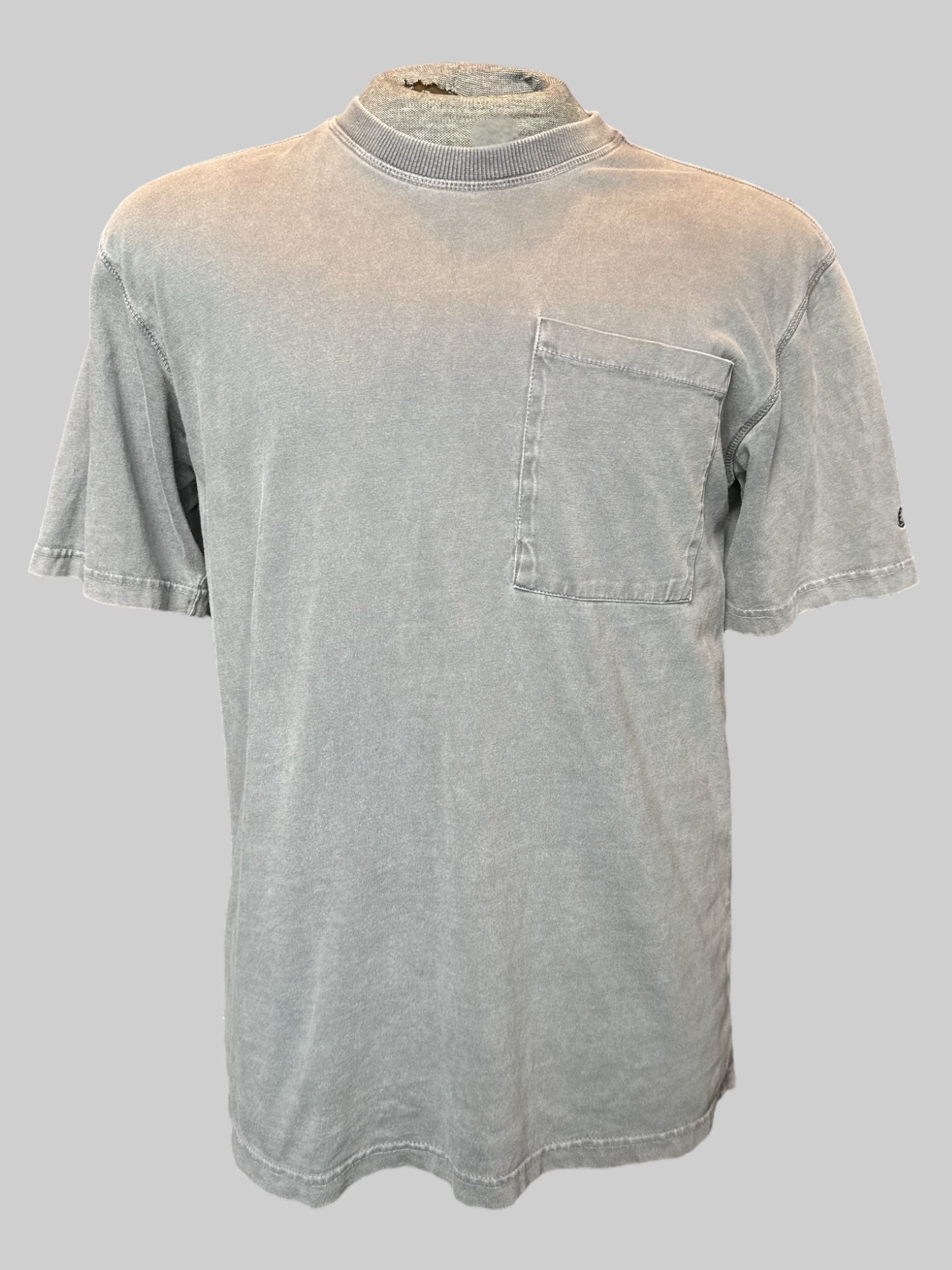 XL Light grey T-shirt with chest pocket