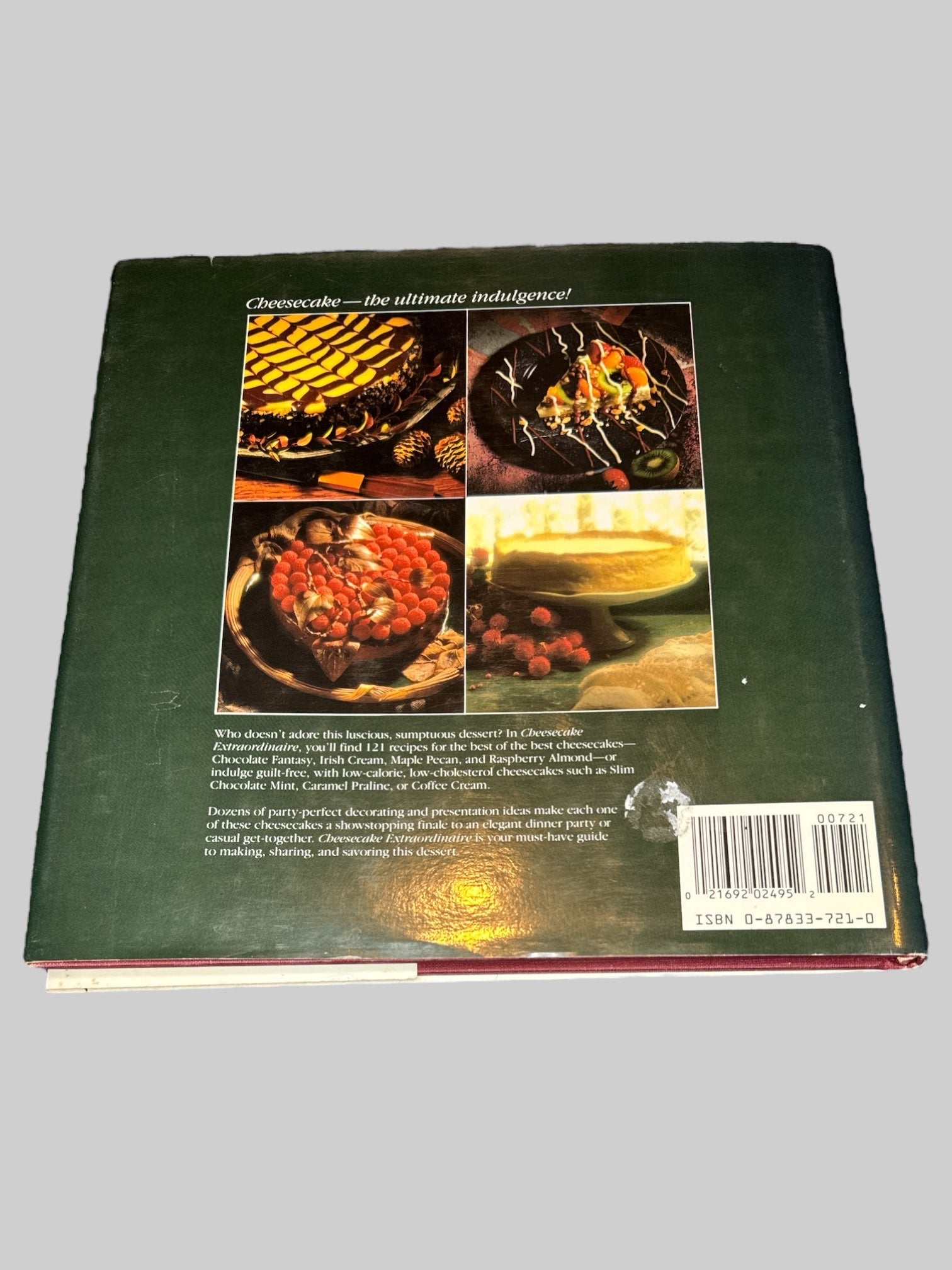 Vintage cheesecake cookbook