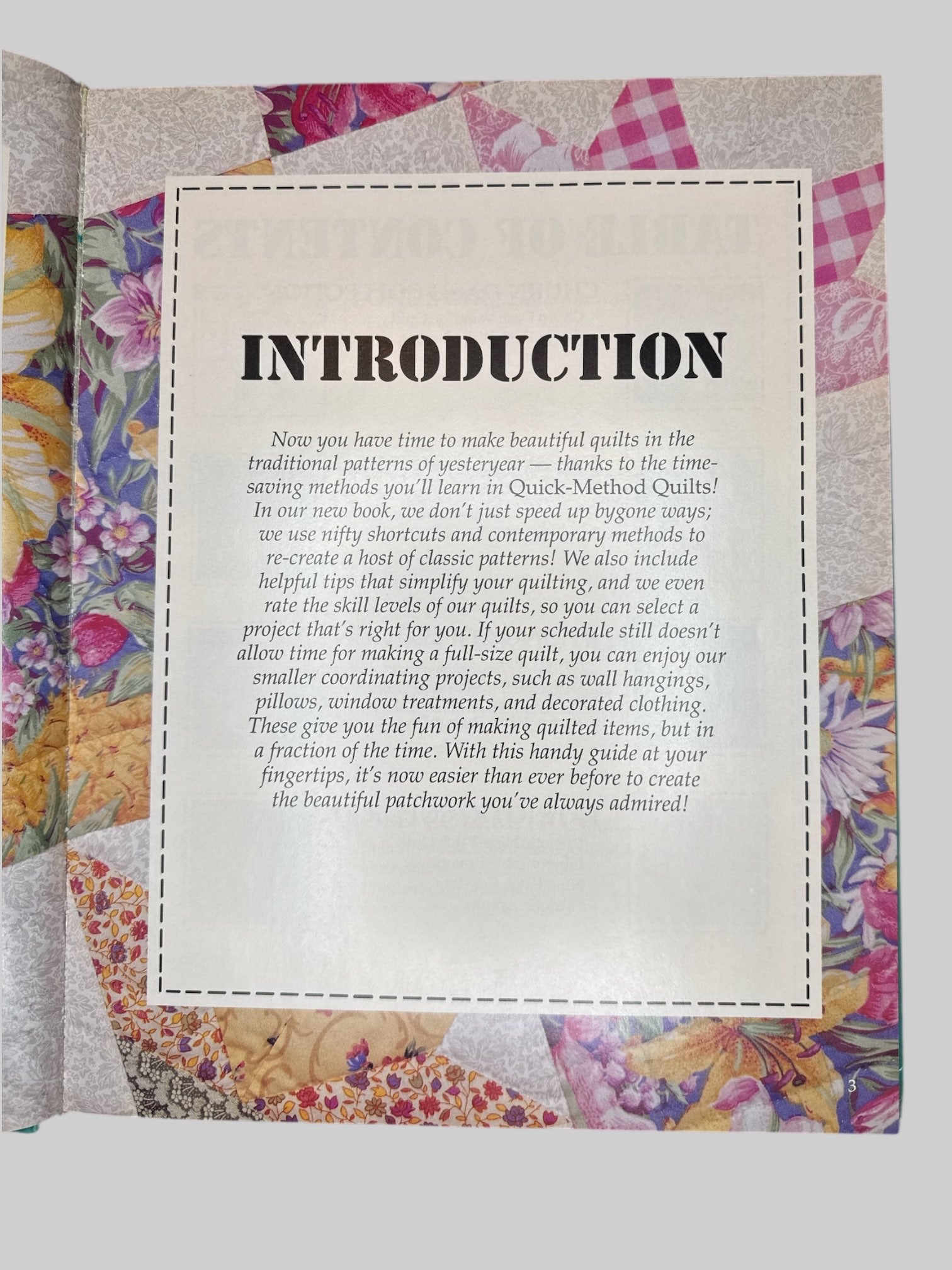 Vintage 1994 “Quick-method quilts”